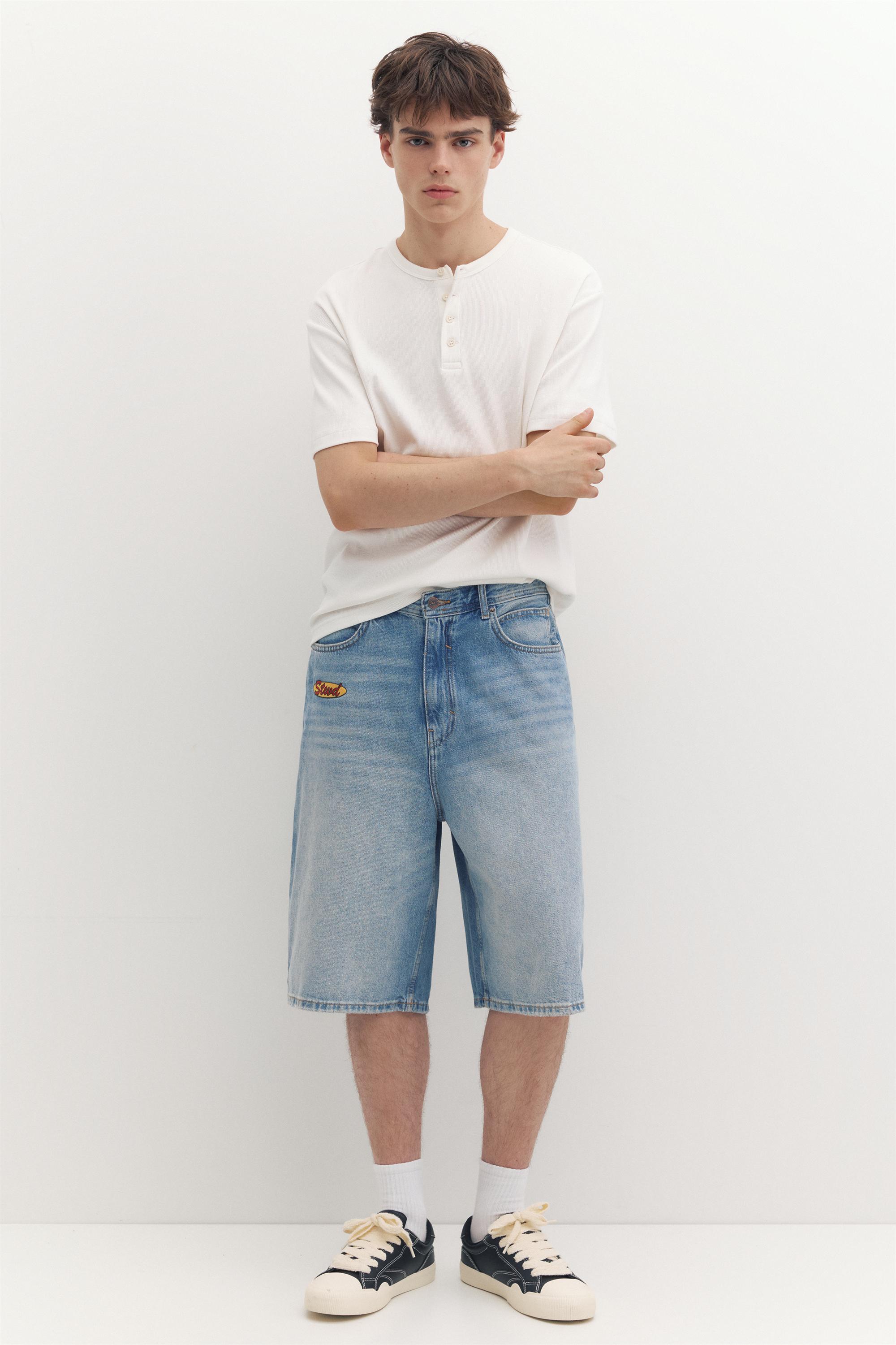 Bermuda In Denim Skater