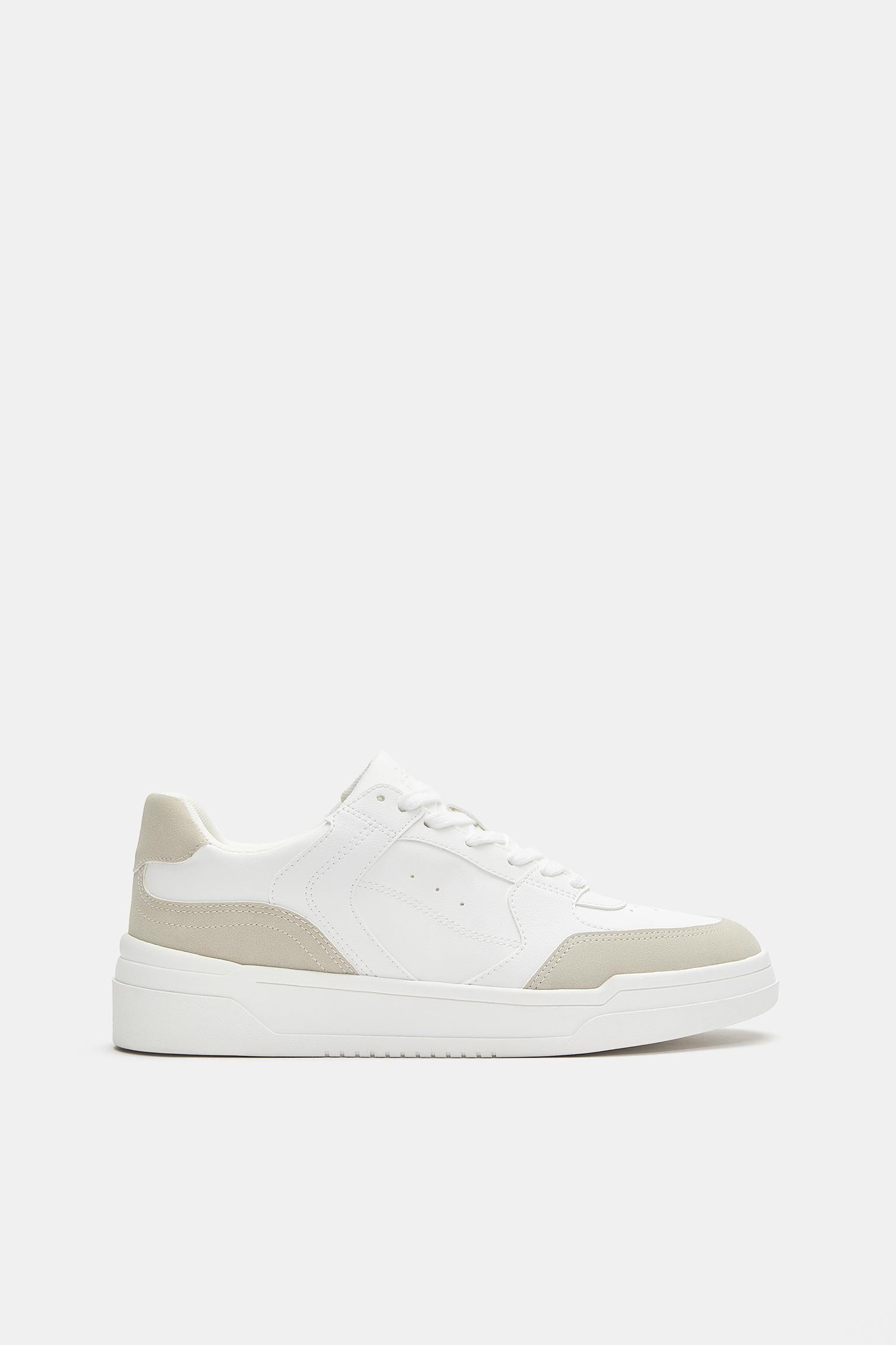 STWD multi-piece trainers — White