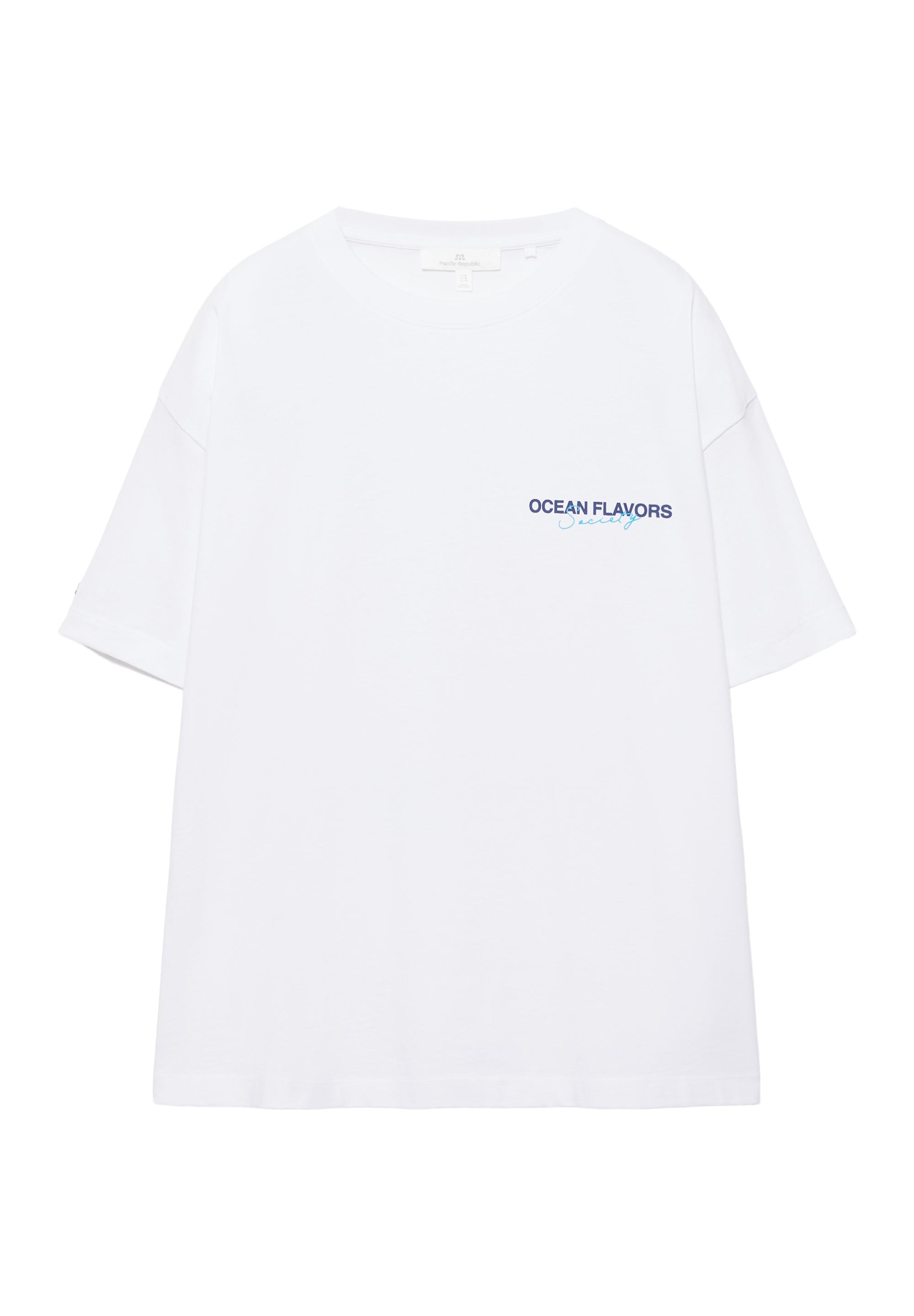 Istakoz grafik baskılı t-shirt - Görsel 2