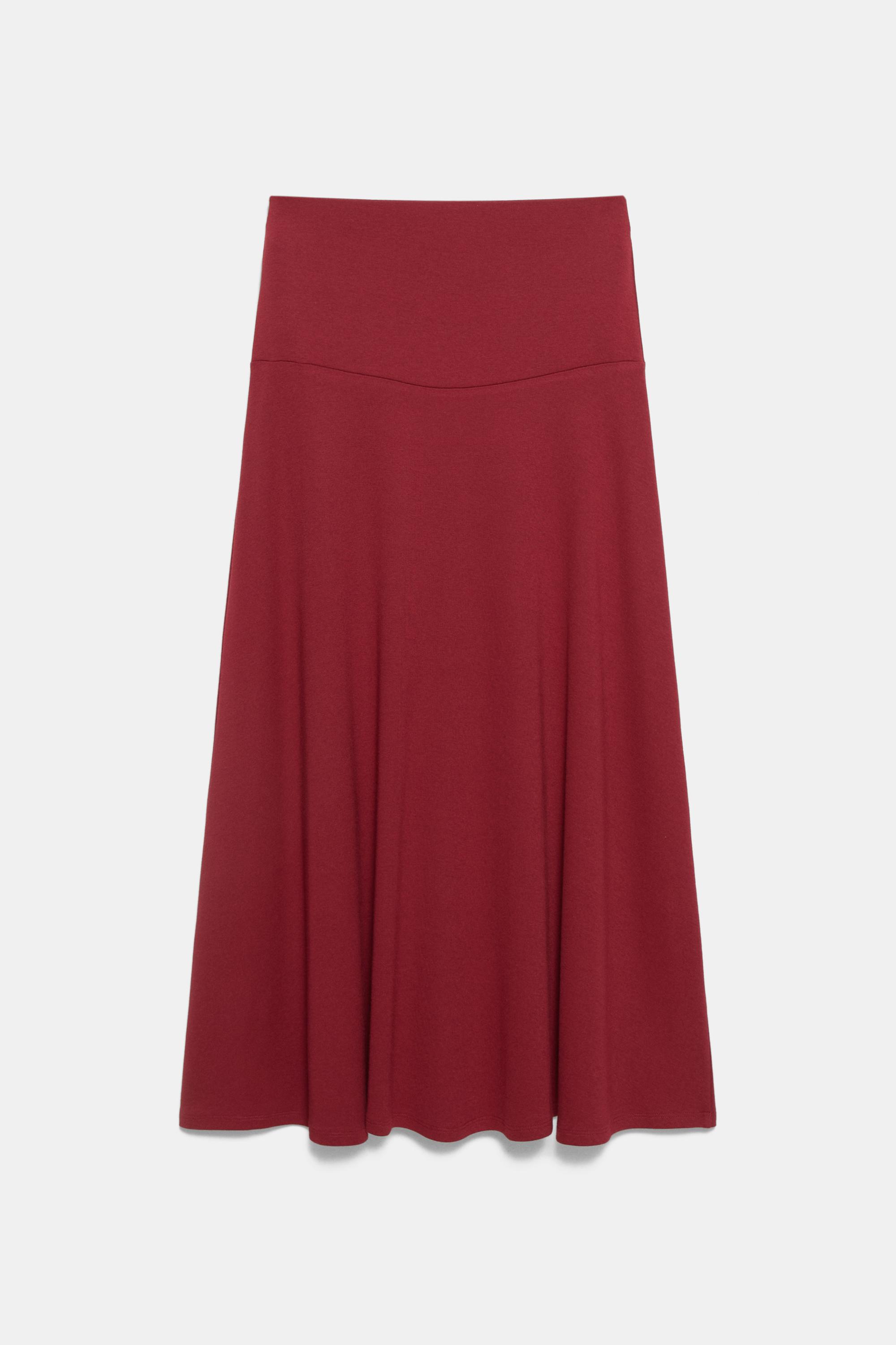 Evaze midi etek - Görsel 5