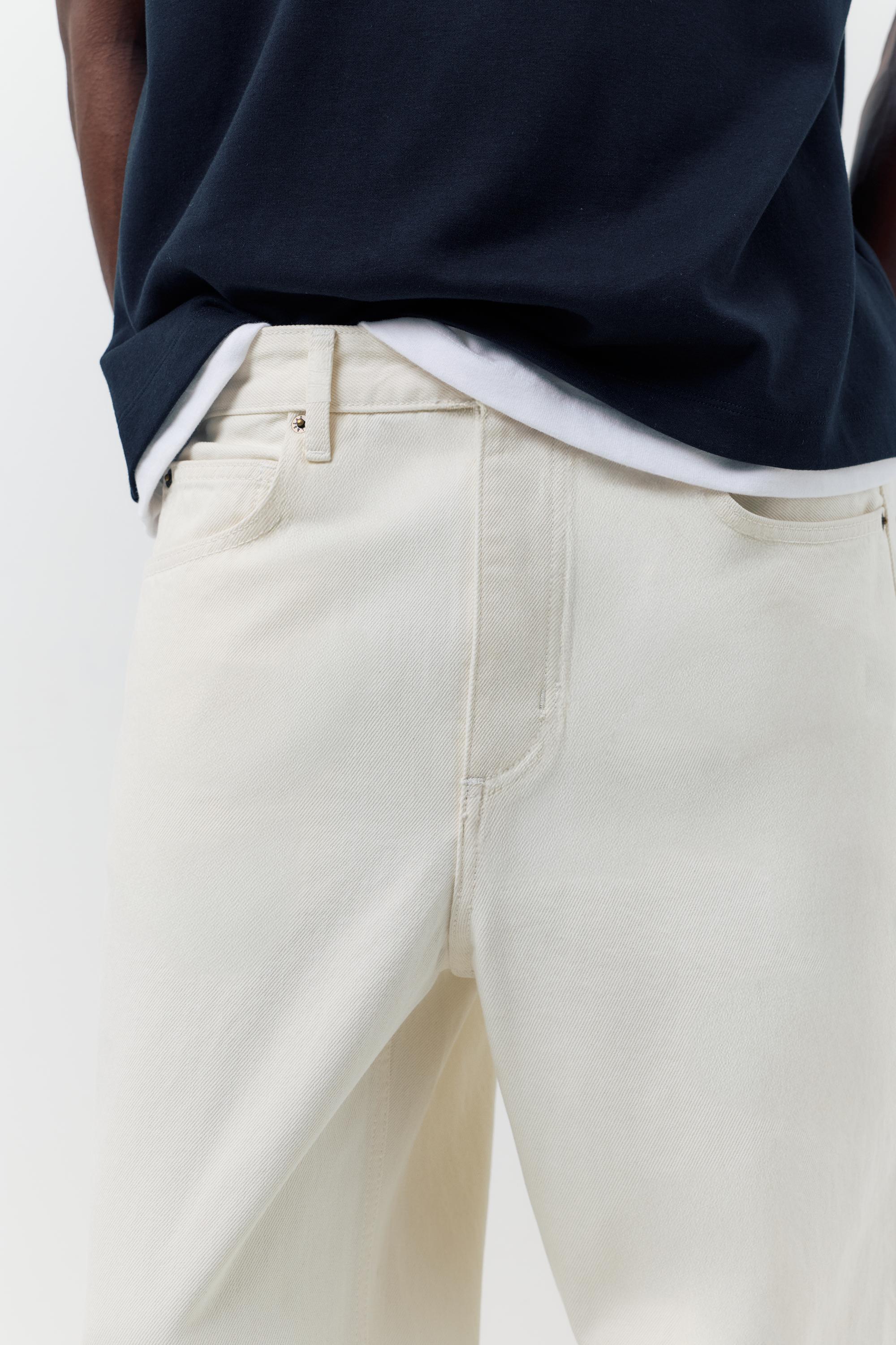 Baggy jeans — White