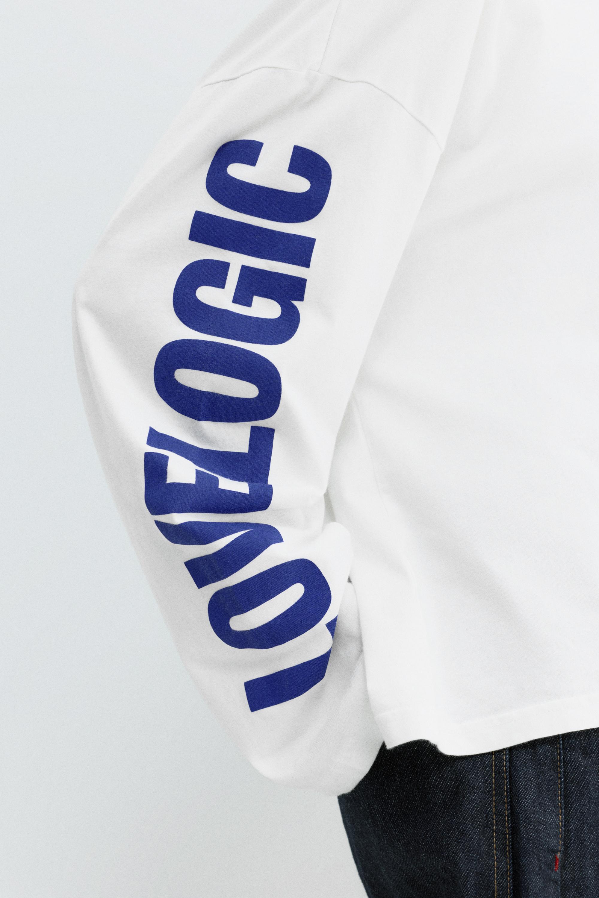 Love grafik baskılı t-shirt - Görsel 4