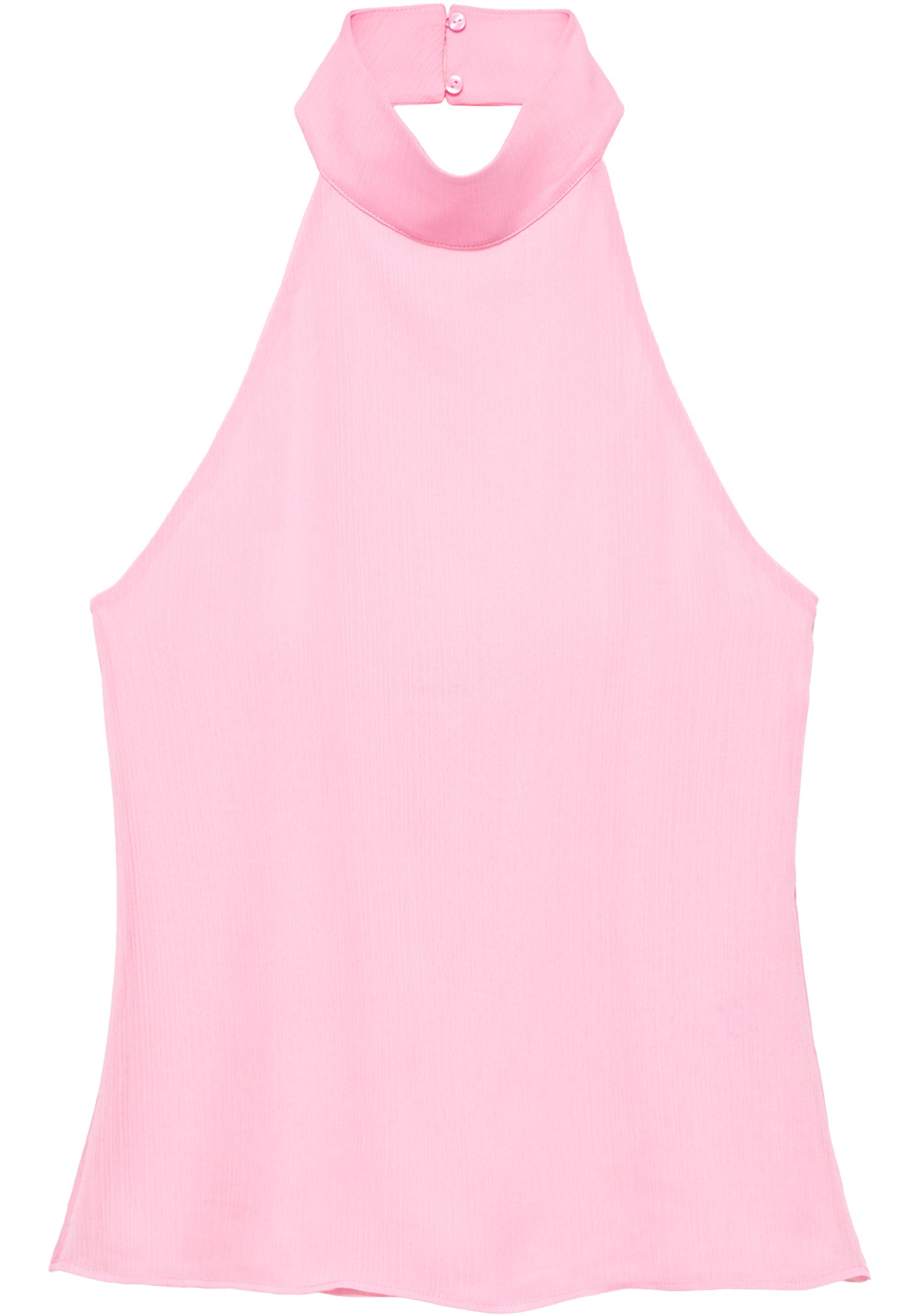 Flowing halter top