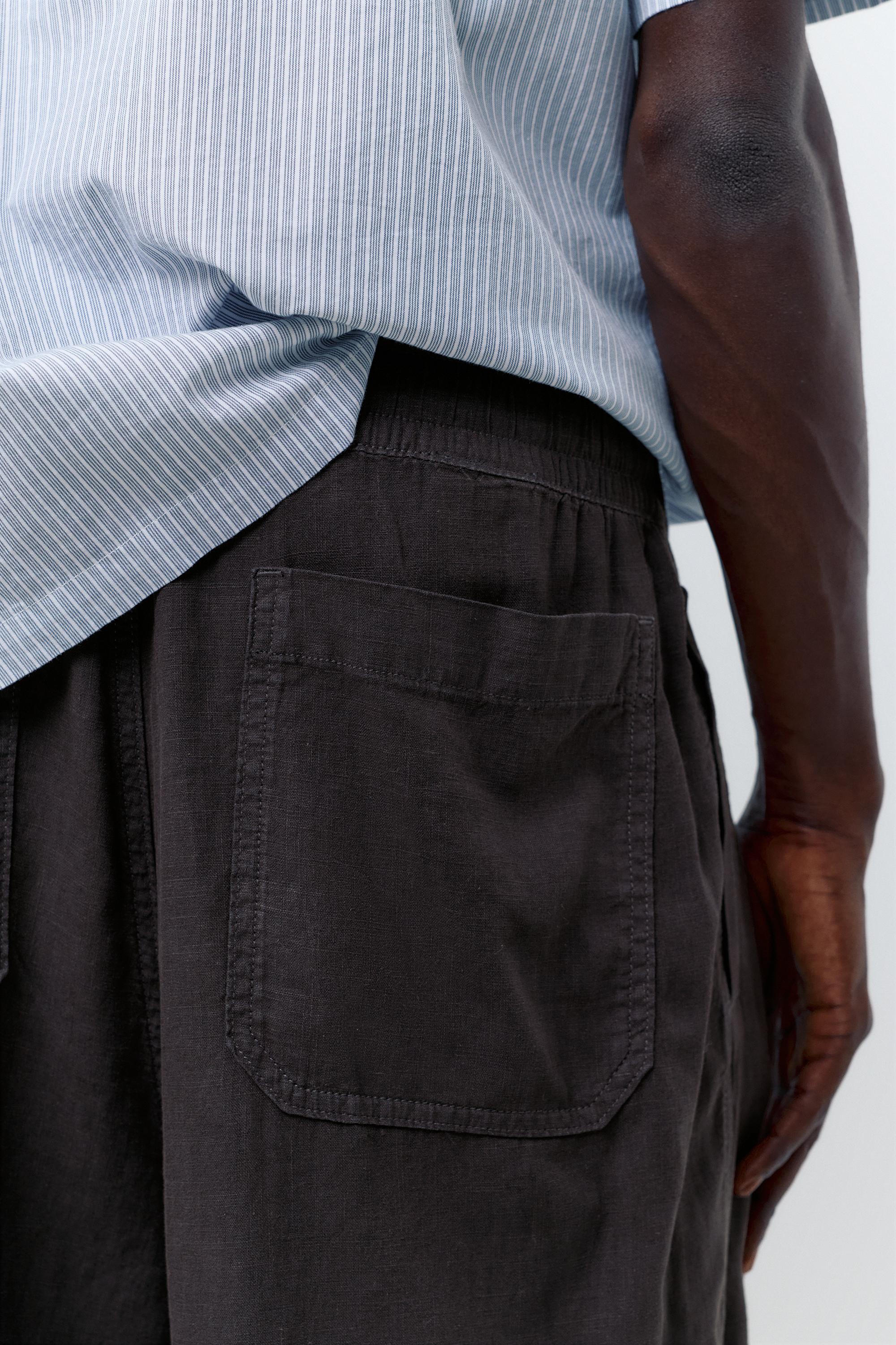 Ketenli jogger pantolon - Görsel 54