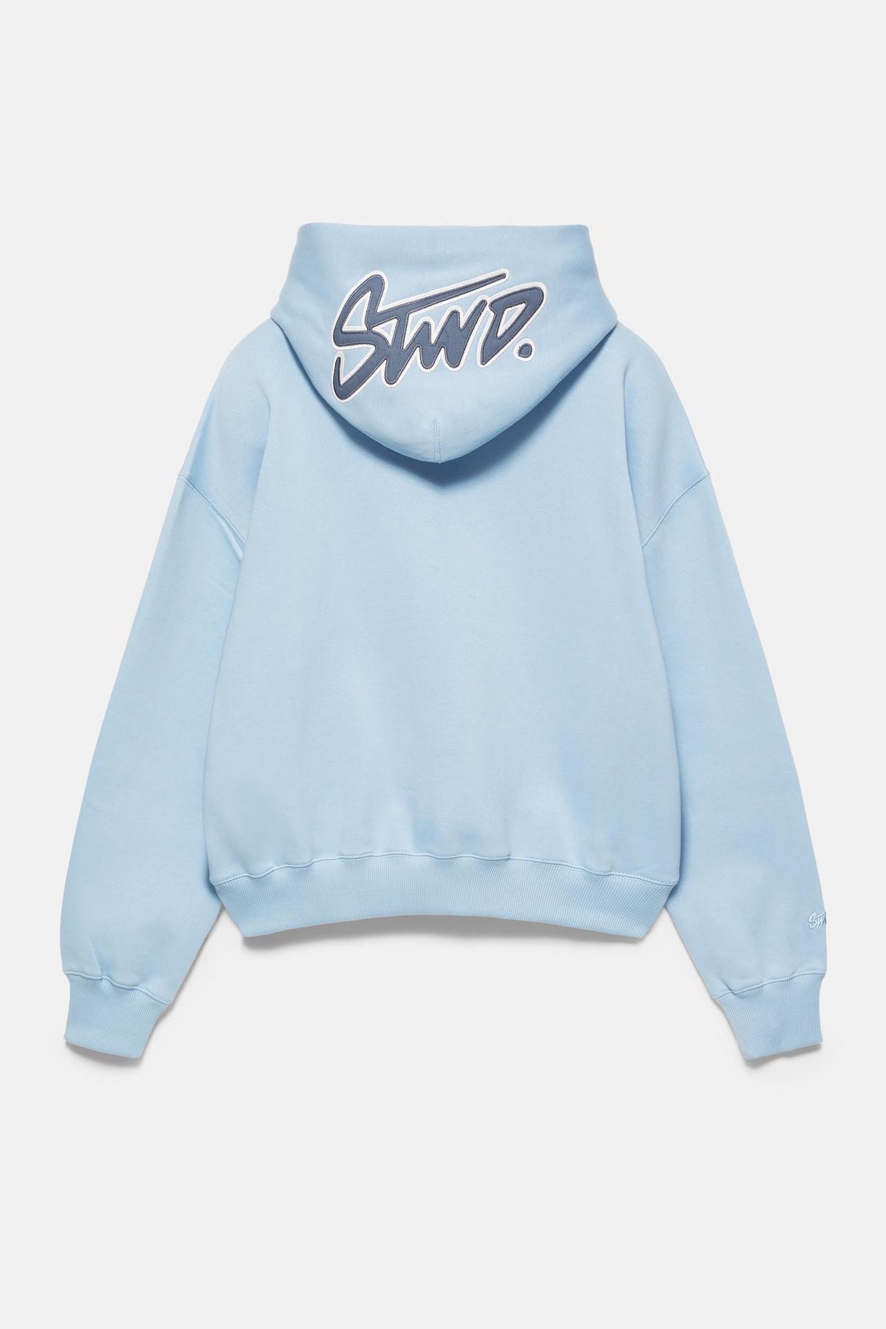 STWD hood sweatshirt — Sky blue