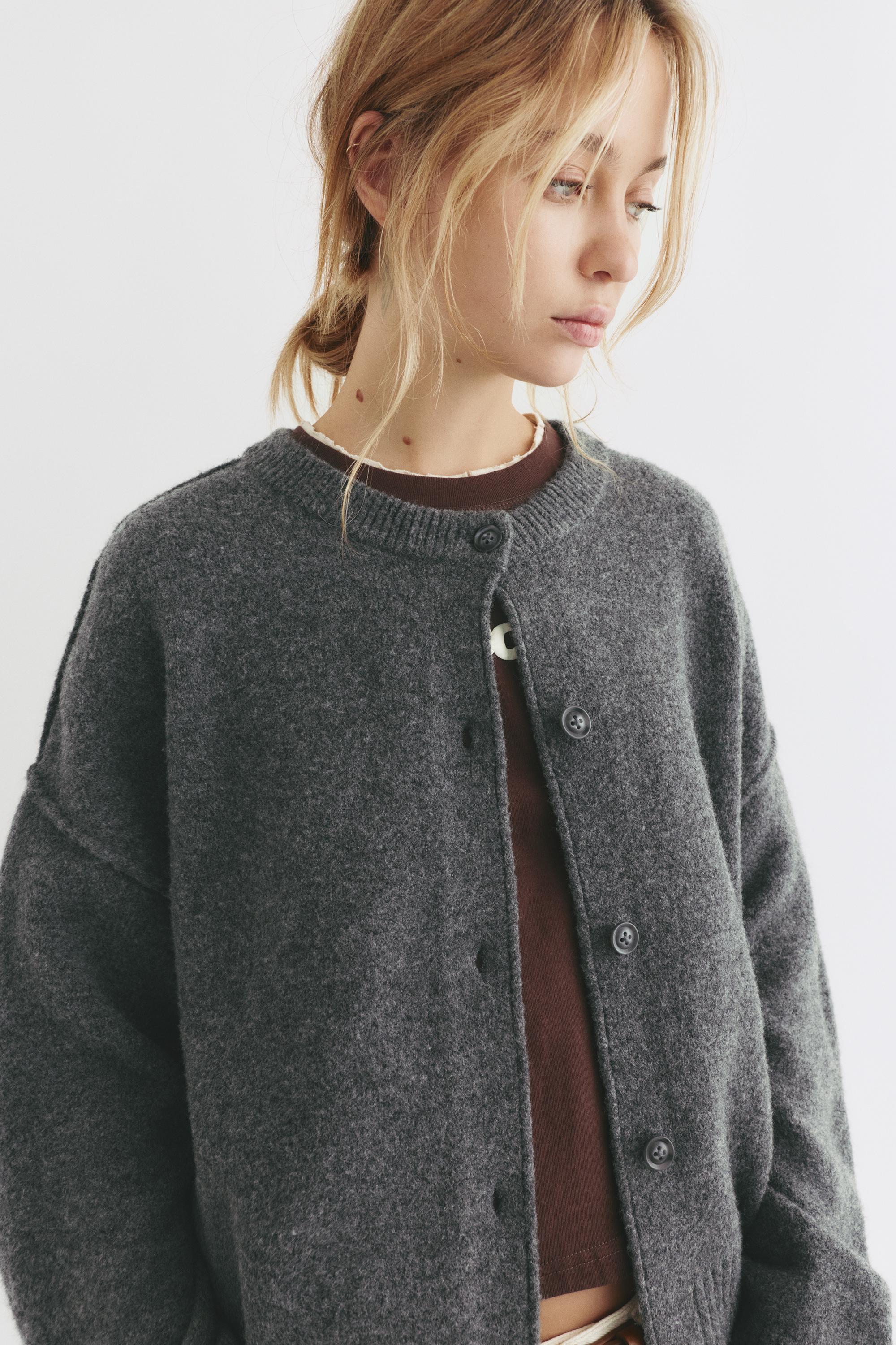 Yumuşak örgü hırka - Görsel 25