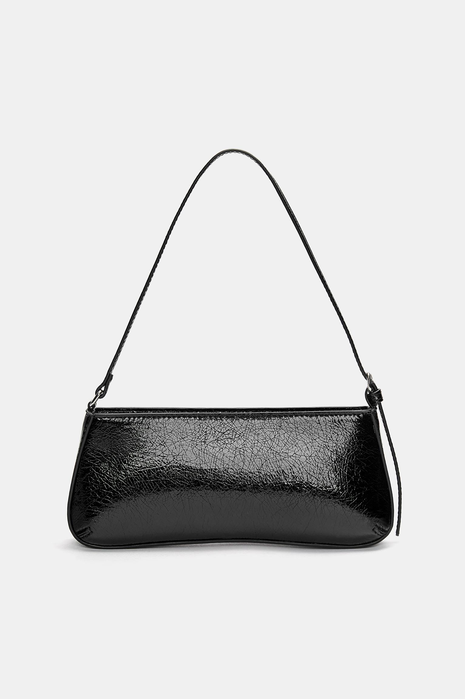 Schultertasche In Lackoptik