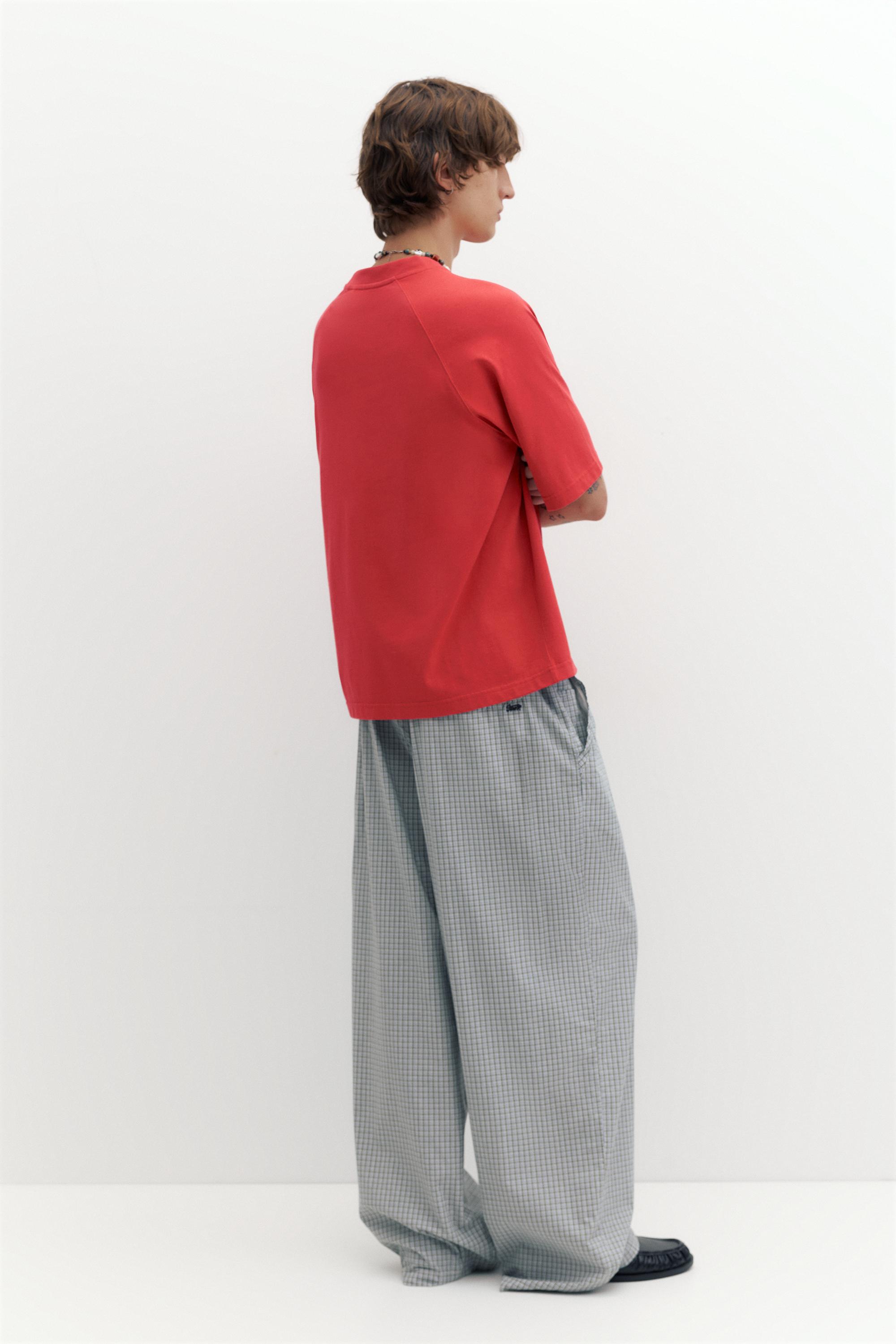 STWD raglan graphic T-shirt — Red