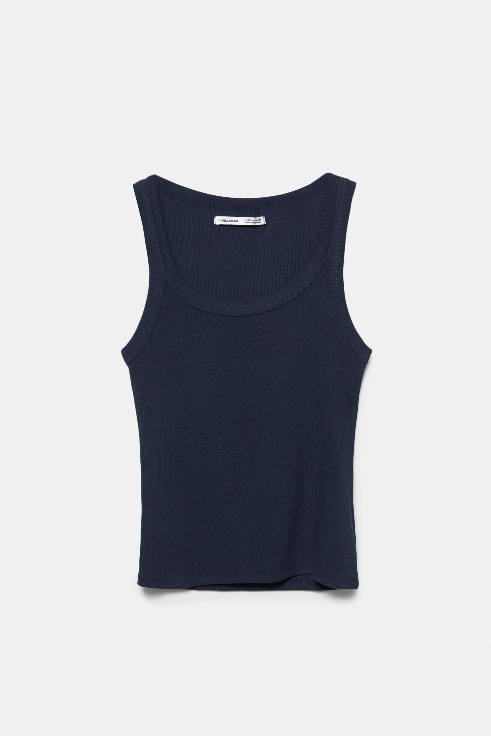 Basic tank top — Navy