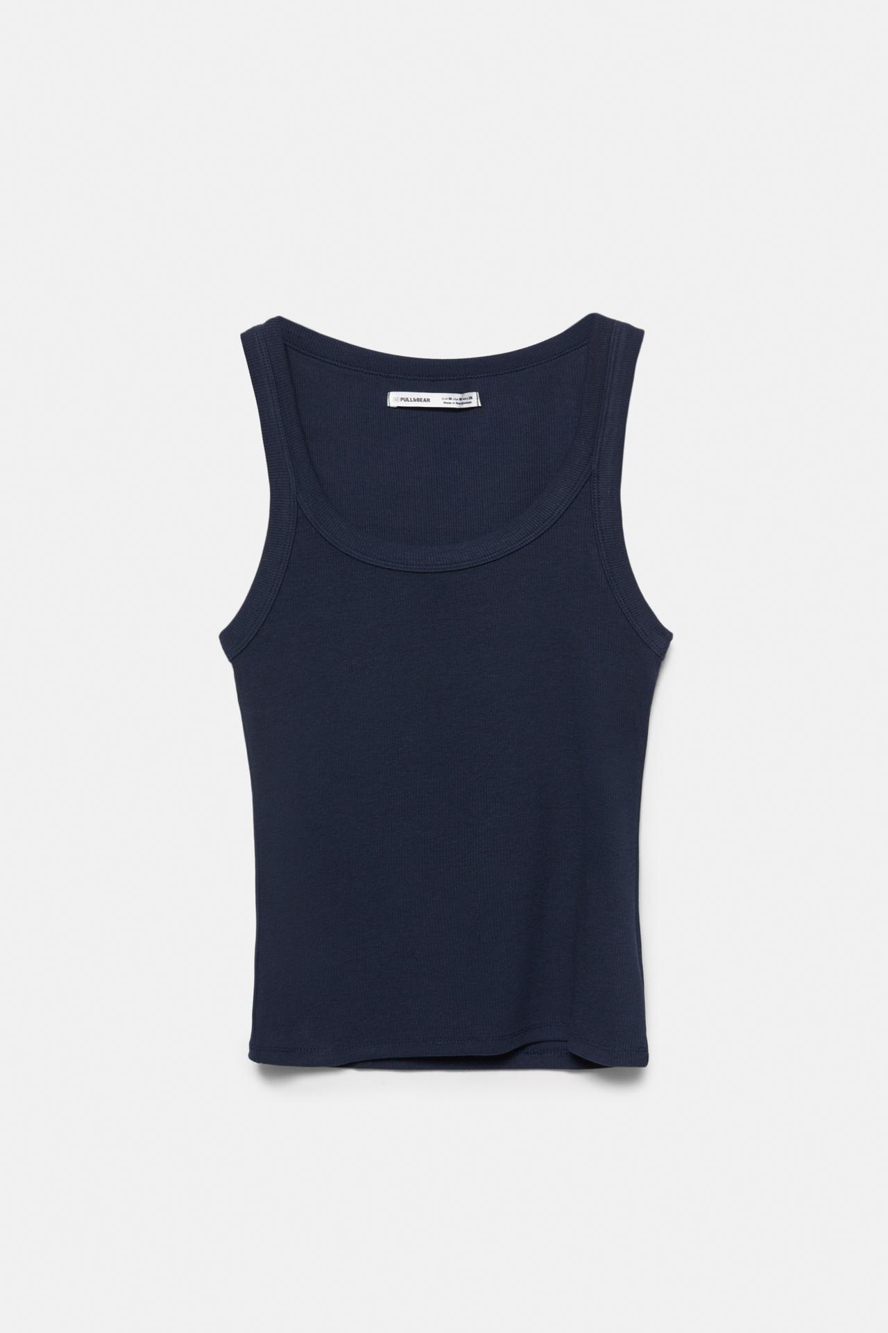 Basic tank top — Navy