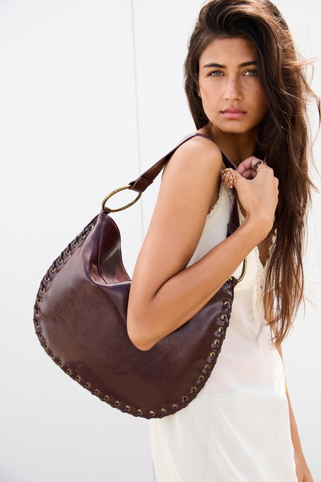 Shoulder bag with rings PULL&BEAR