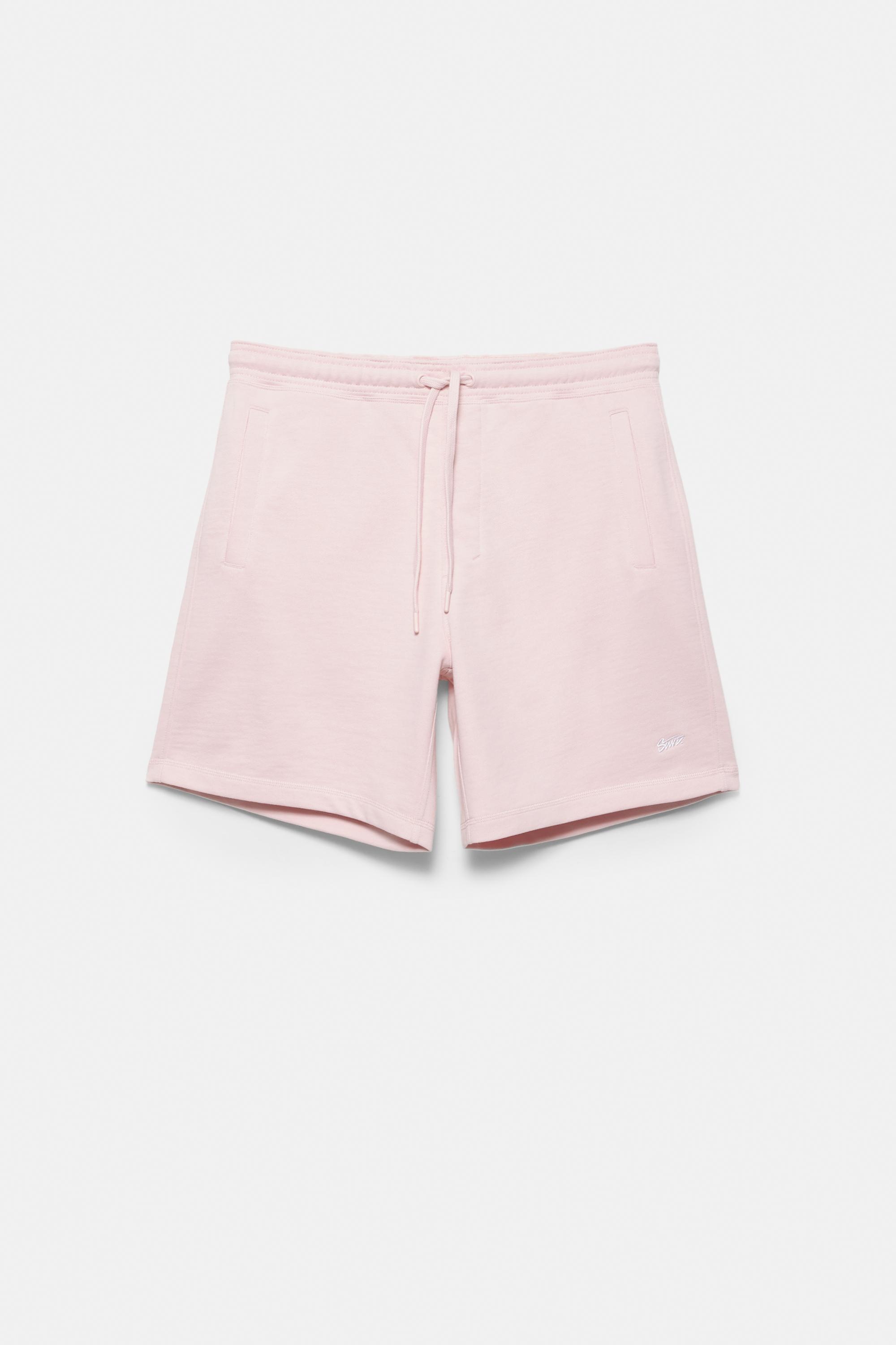 Logolu jogger bermuda şort - Görsel 26