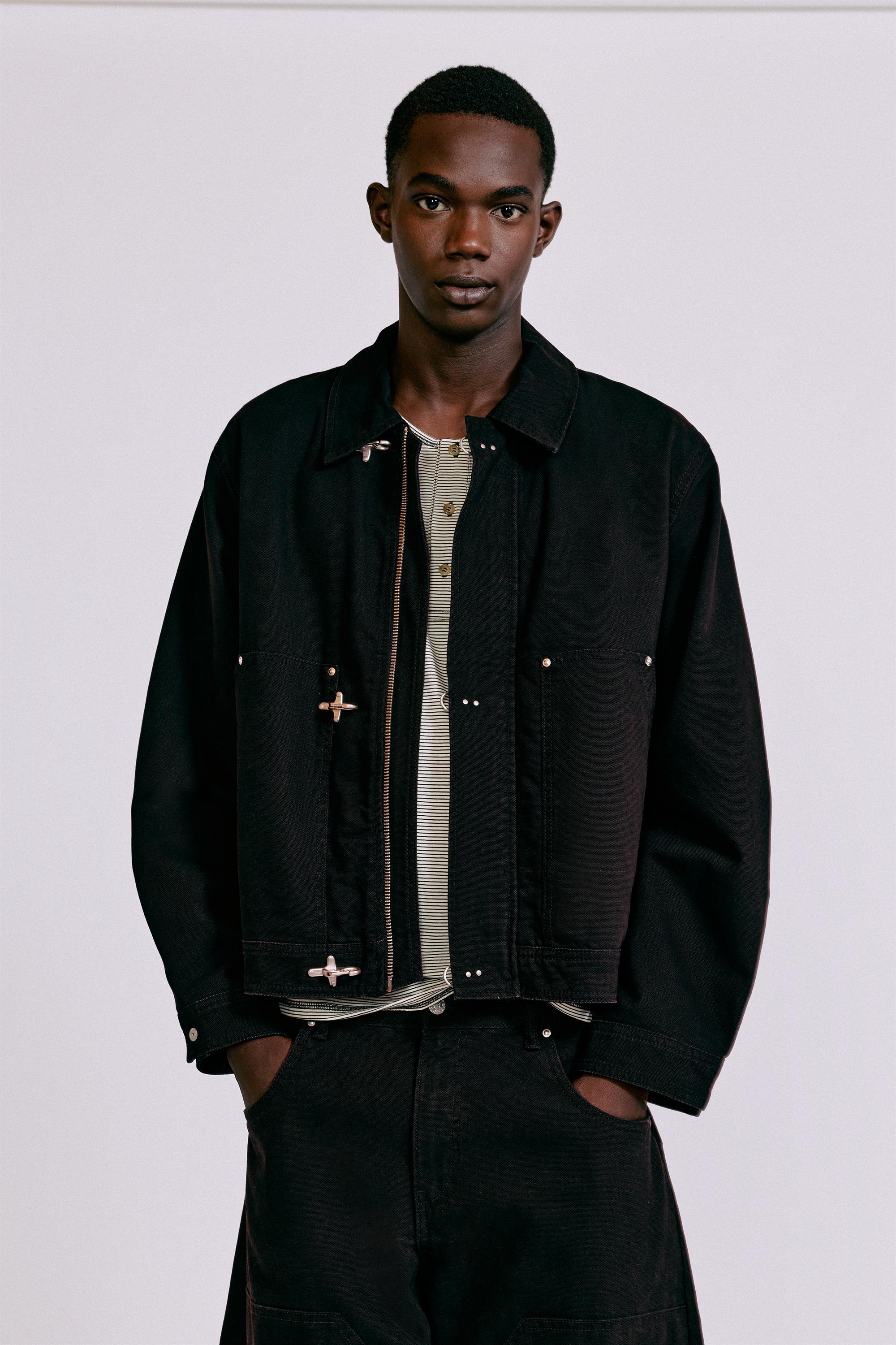 Toggle jacket — Black