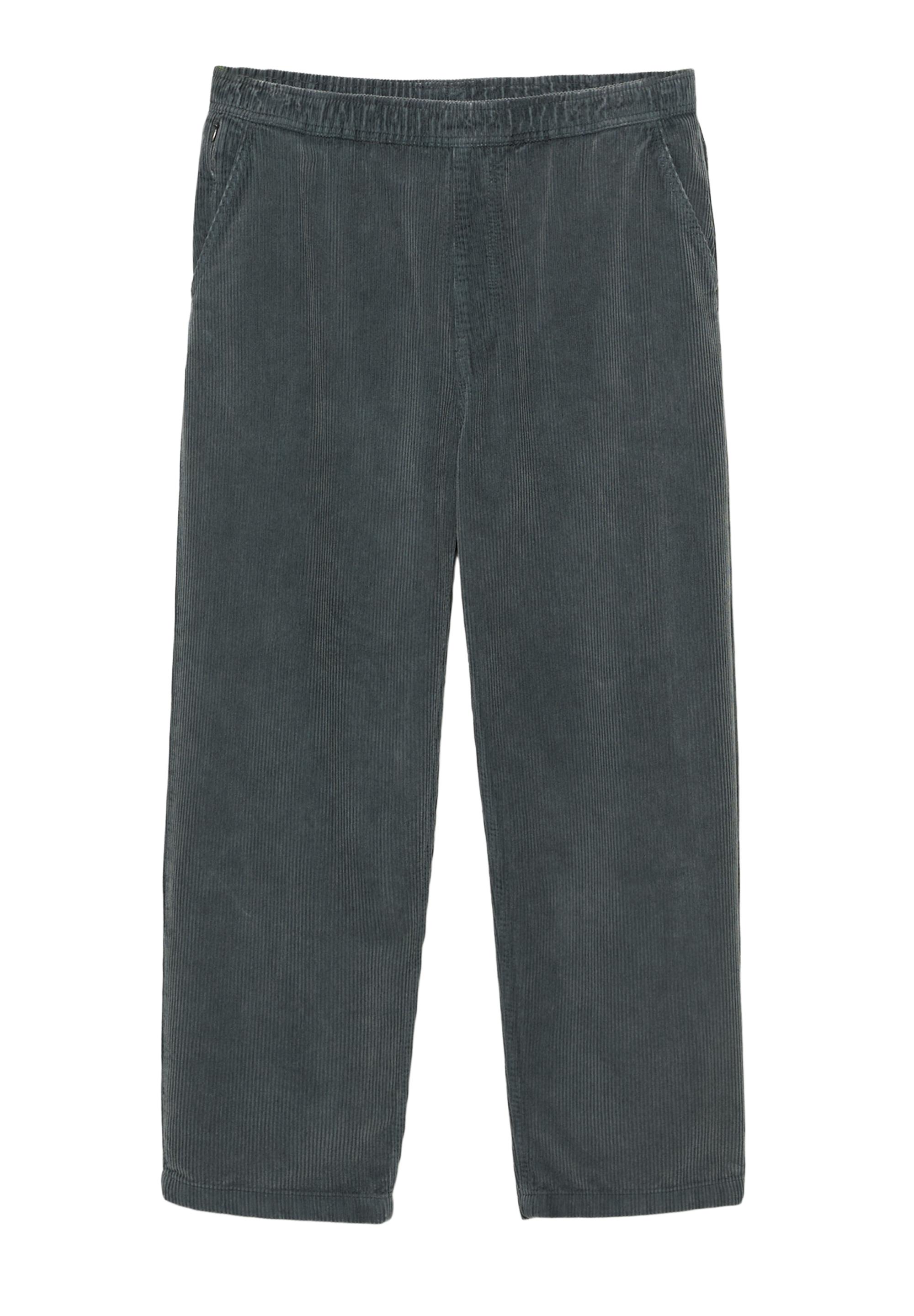 Kordonlu baggy kadife jogger pantolon - Görsel 13