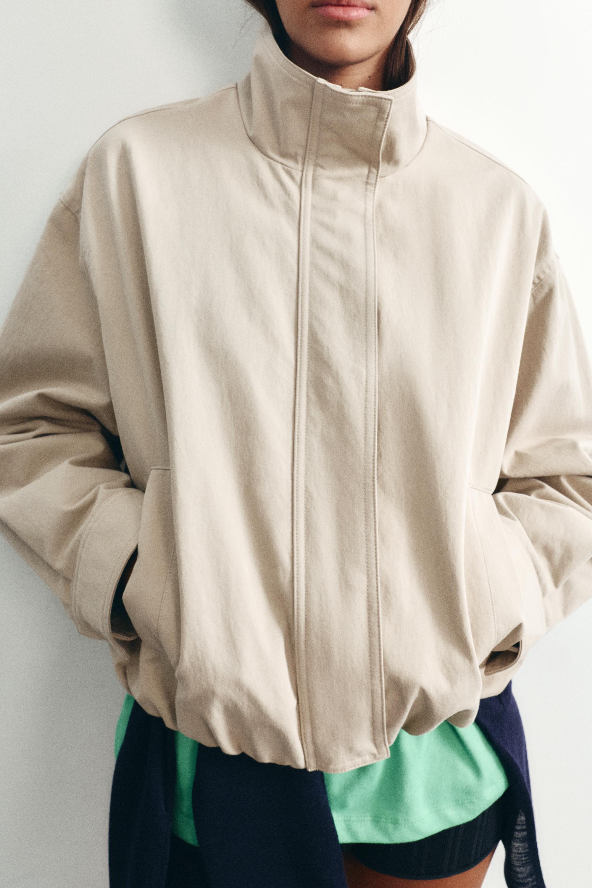 Pull&Bear Oversize dik yaka ceket görsel 3