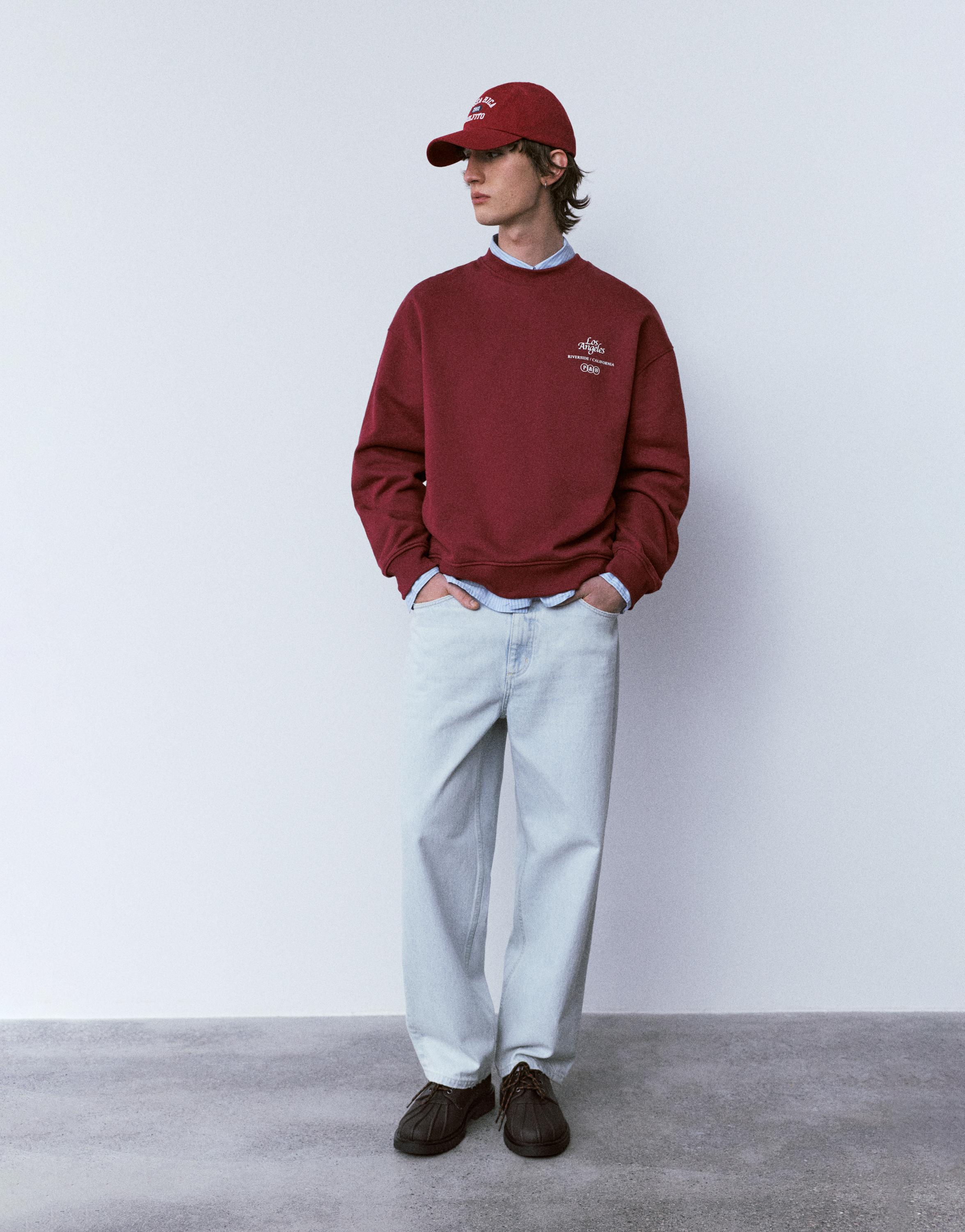 Bisiklet yaka sweatshirt - Görsel 22