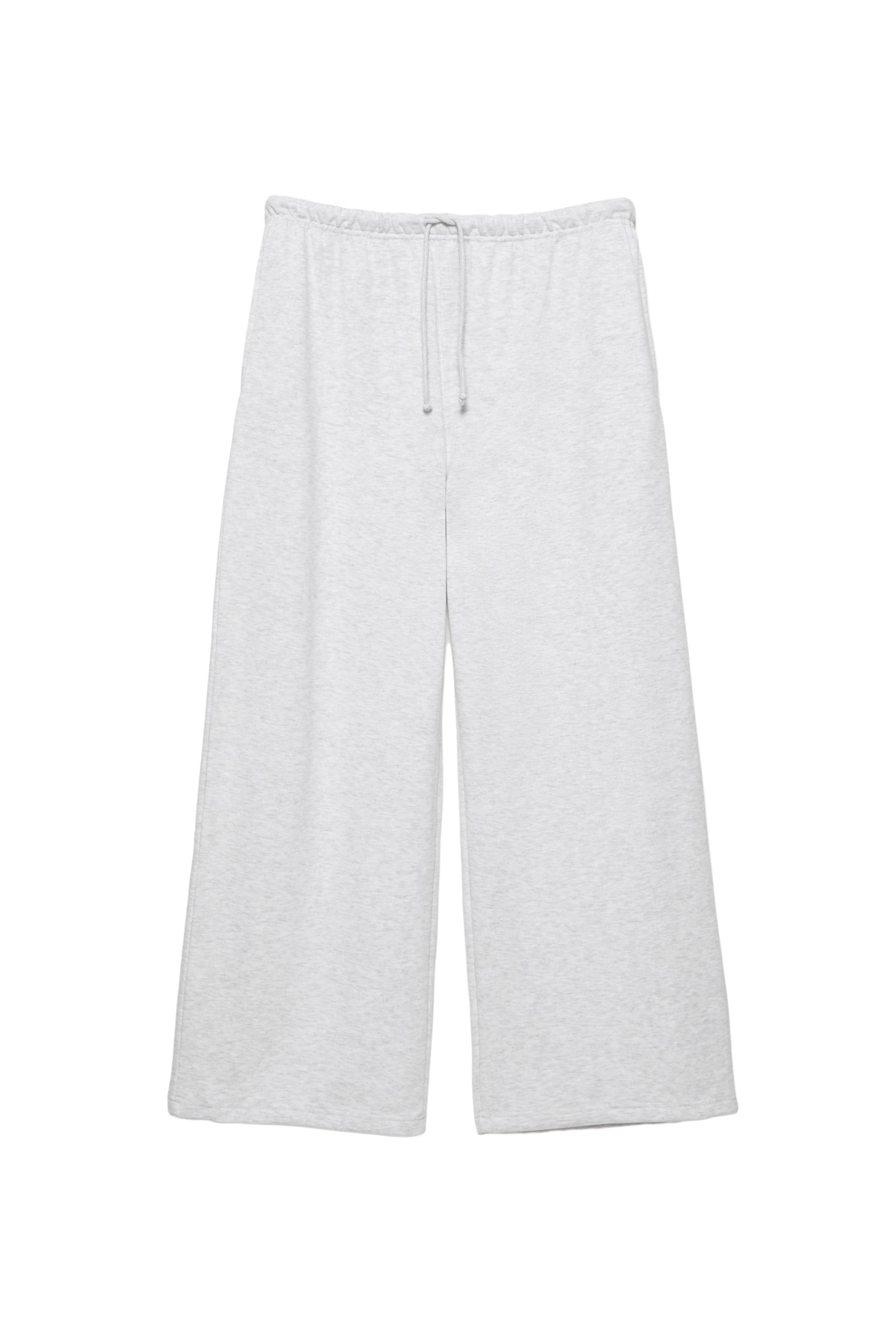 Ayarlanabilir paçalı geniş paça eşofman altı - Görsel 5