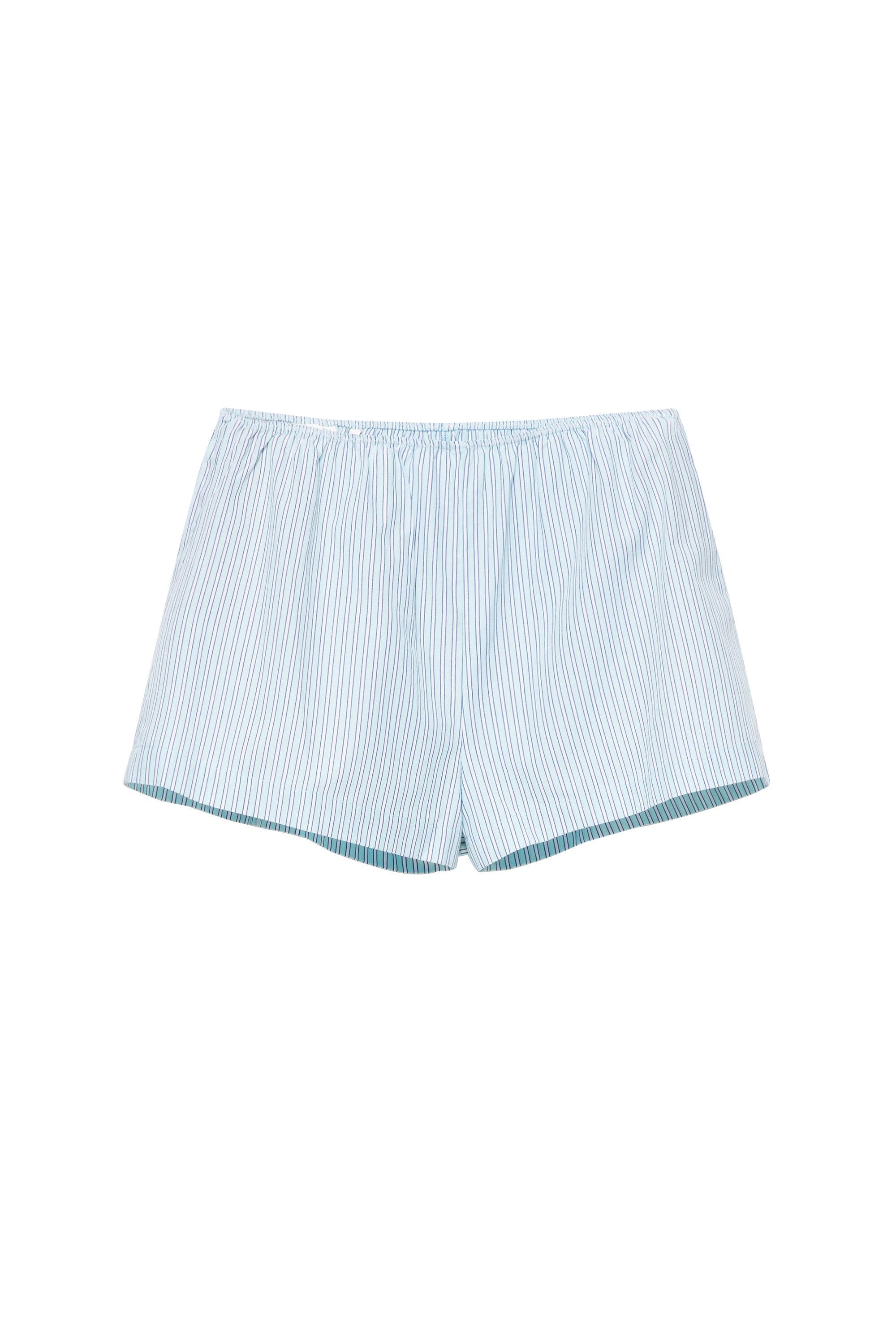 Pull&Bear Çizgili pijama şortu görsel 2