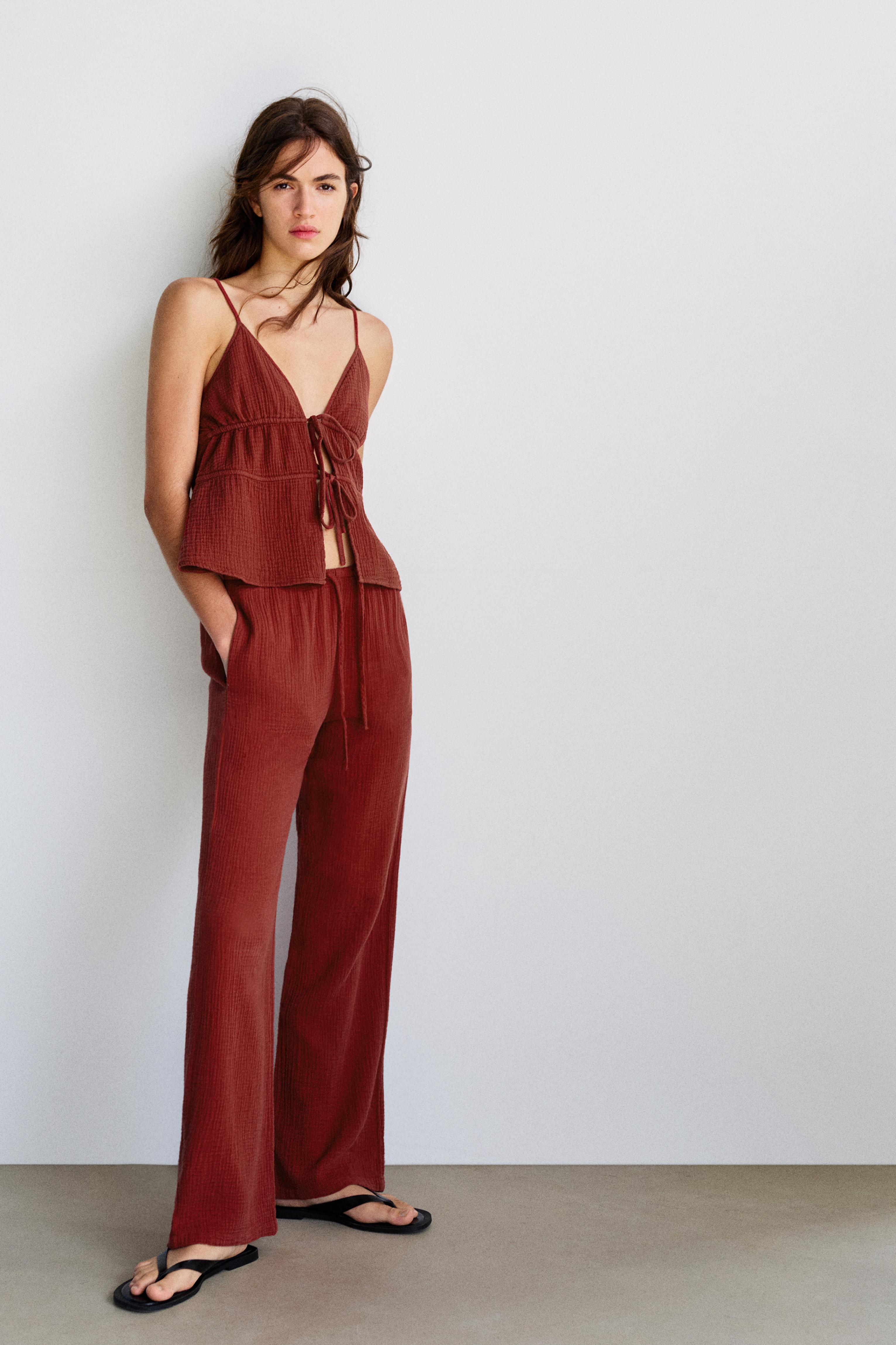 Pantaloni Fluidi In Bambula