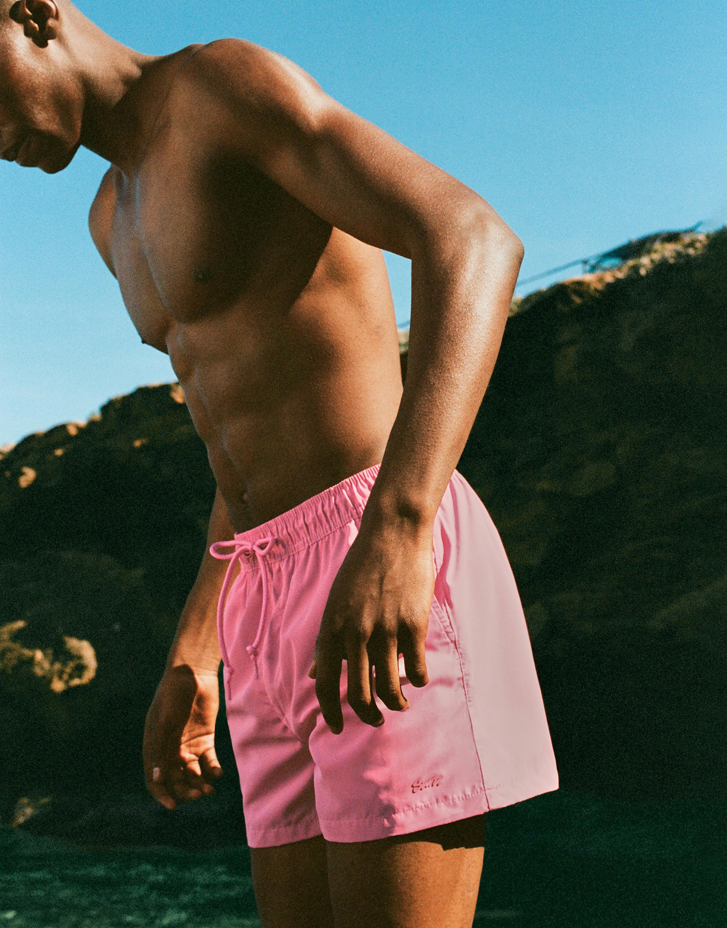 Basic swimming trunks — Pink