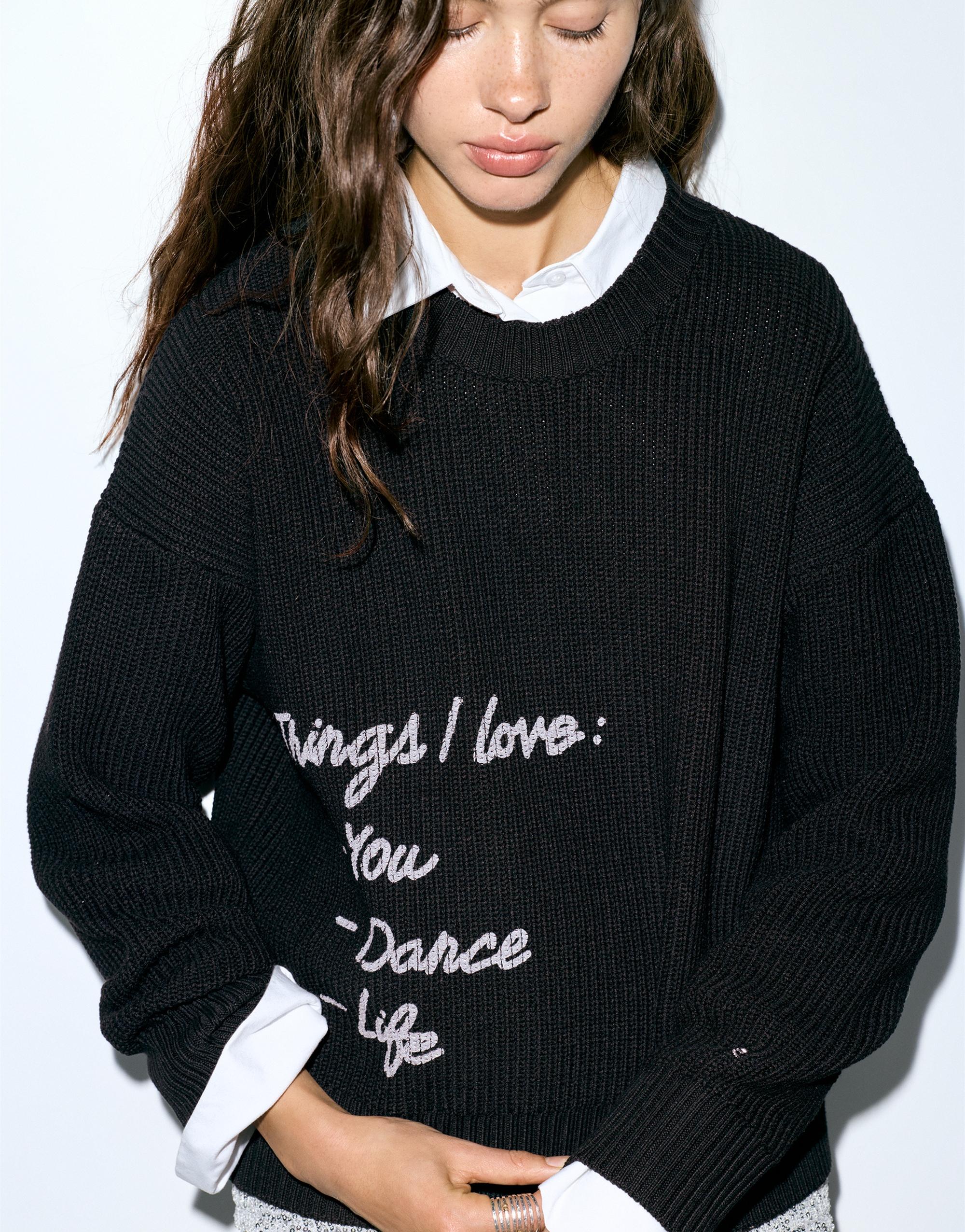 Yazılı kazak - Görsel 13