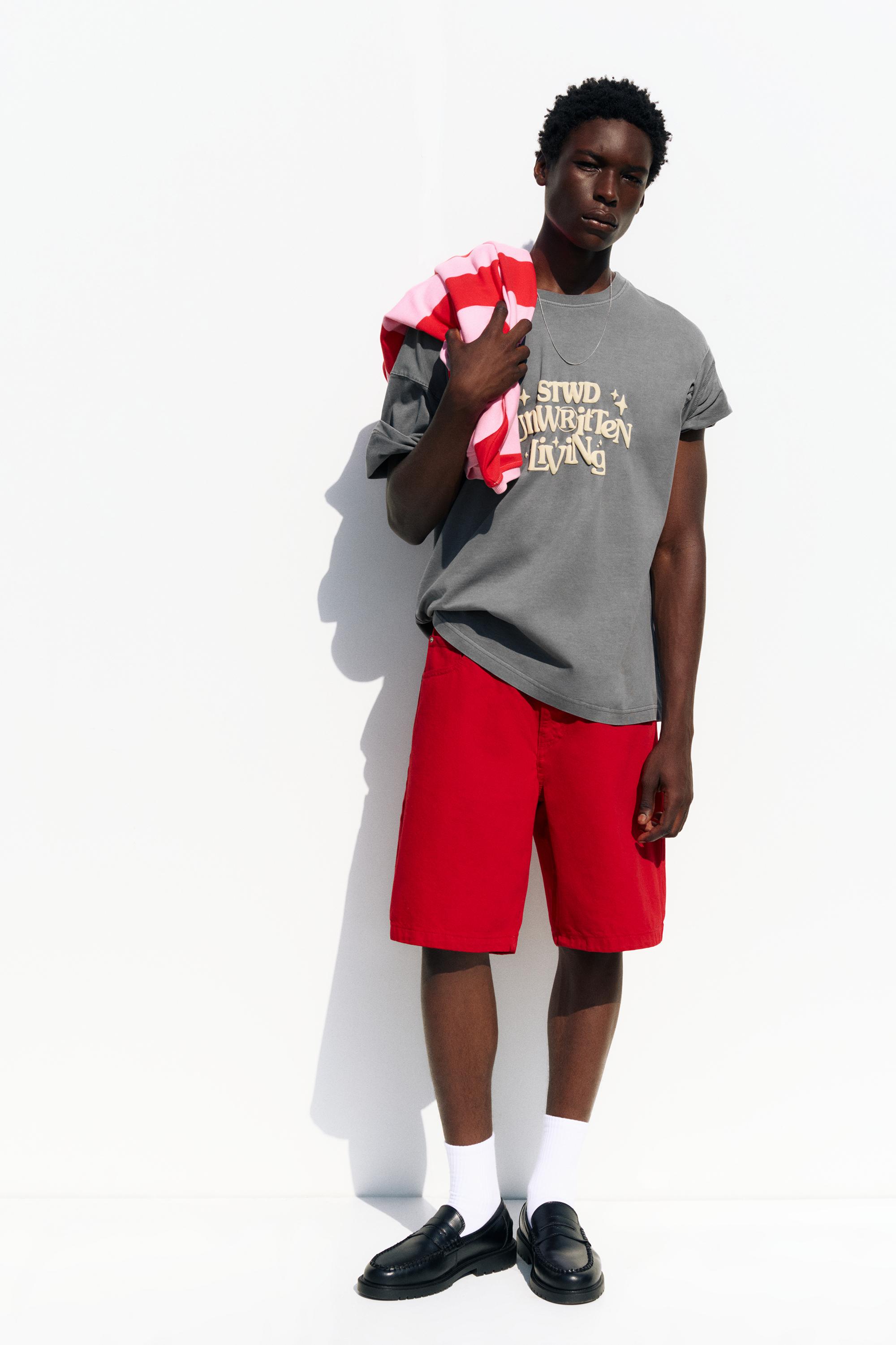 STWD Unwritten Living T-shirt — Medium grey