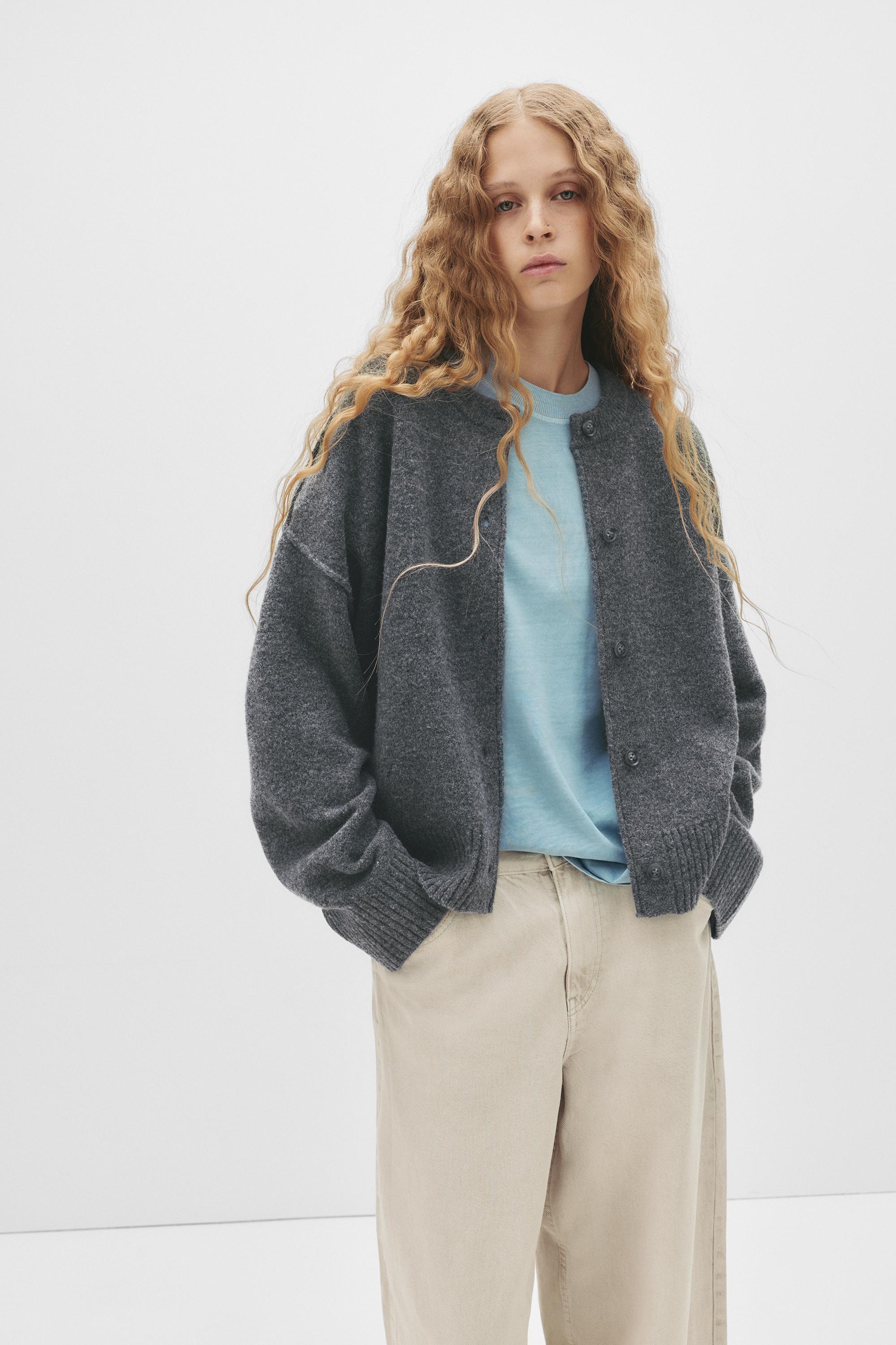 Yumuşak örgü hırka - Görsel 18