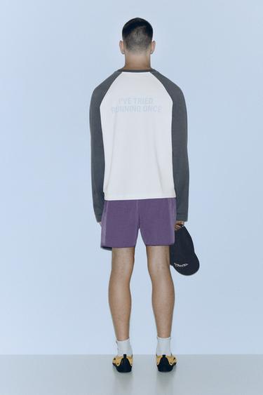 STWD raglan sleeve T-shirt — Off white 2