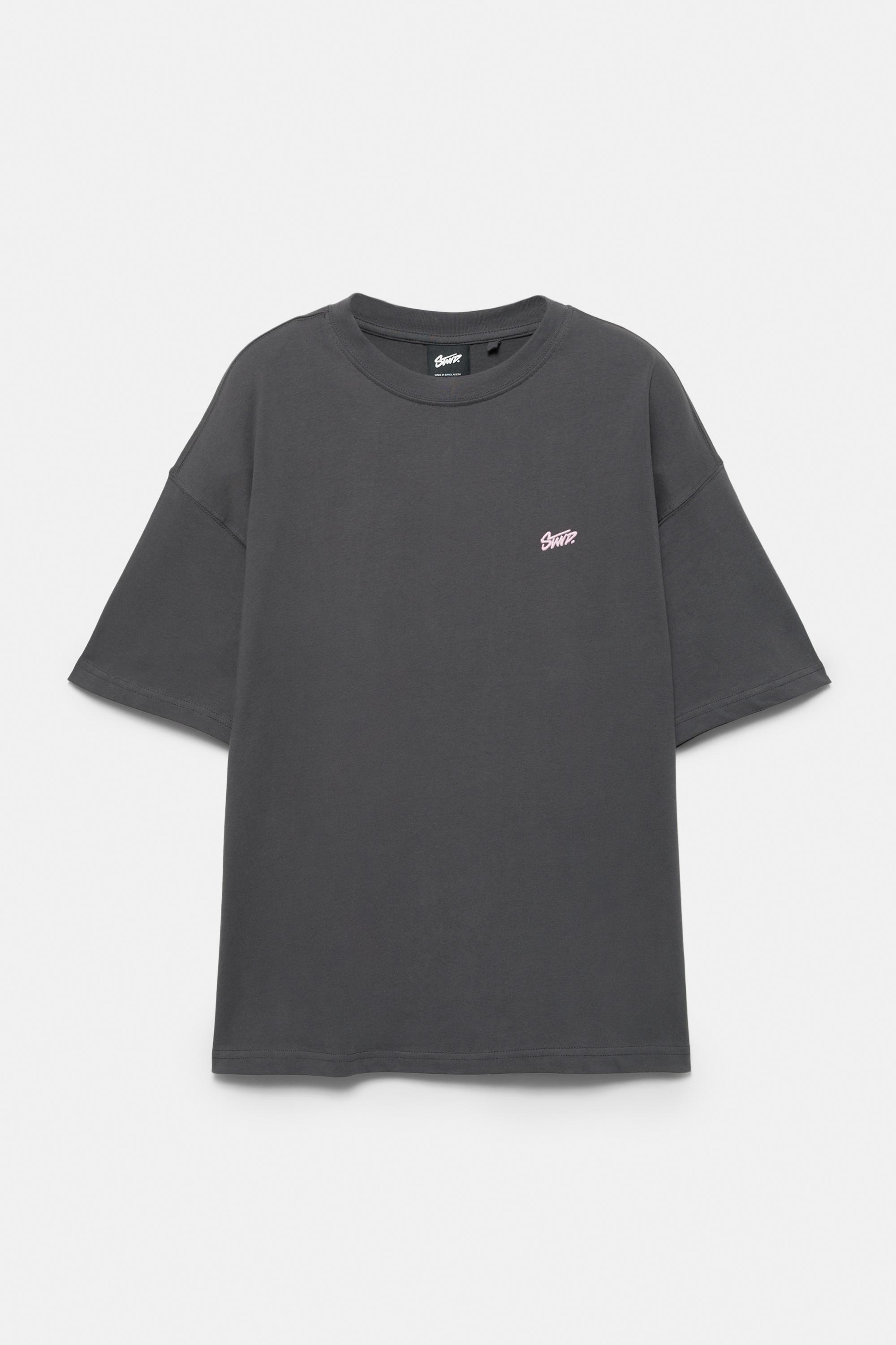 STWD logo boxy T-shirt — Grey