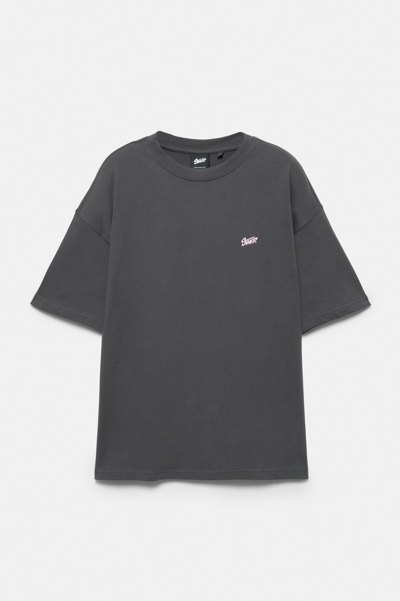 STWD logo boxy T-shirt — Grey