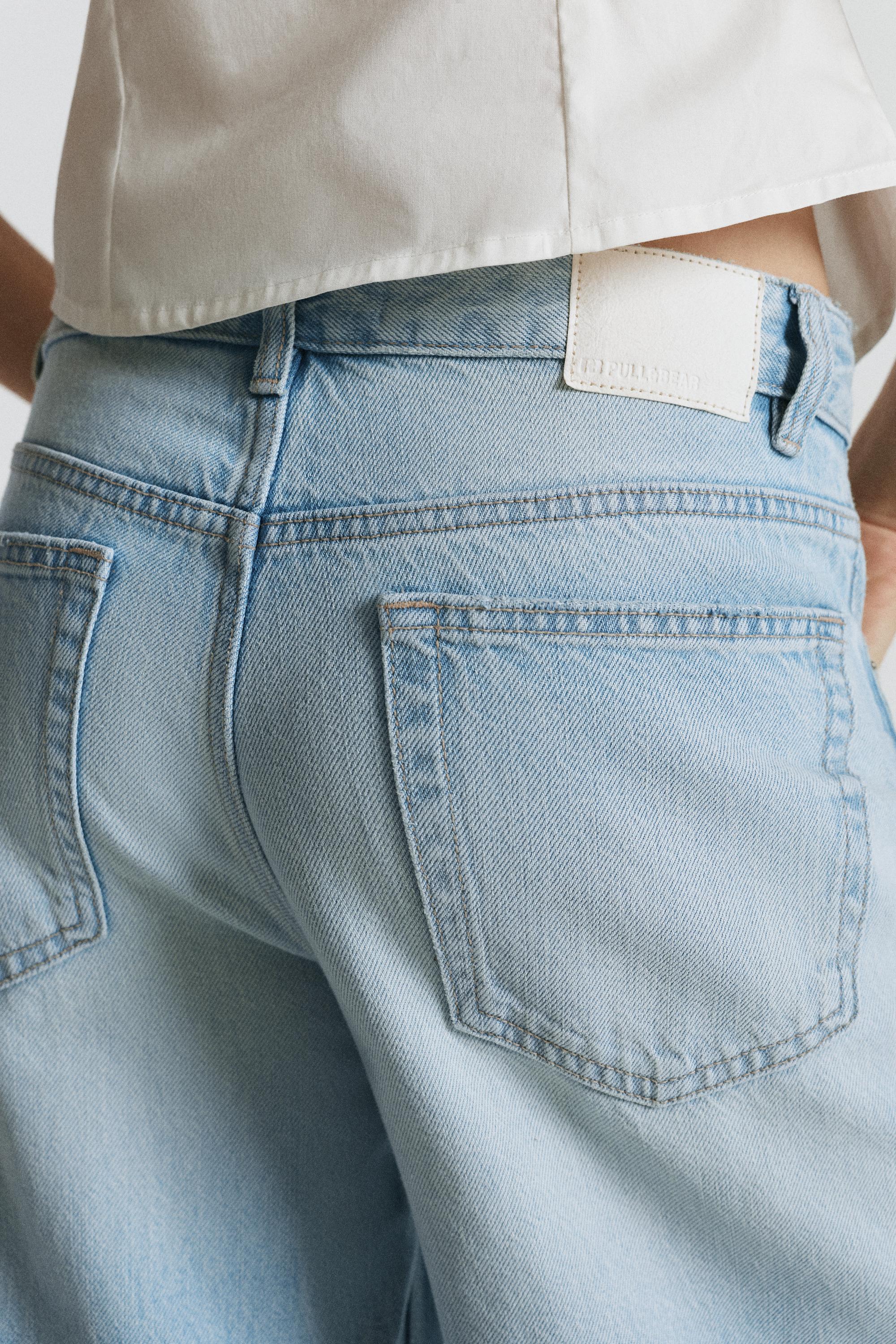 Oversize baggy jeans — Sky blue
