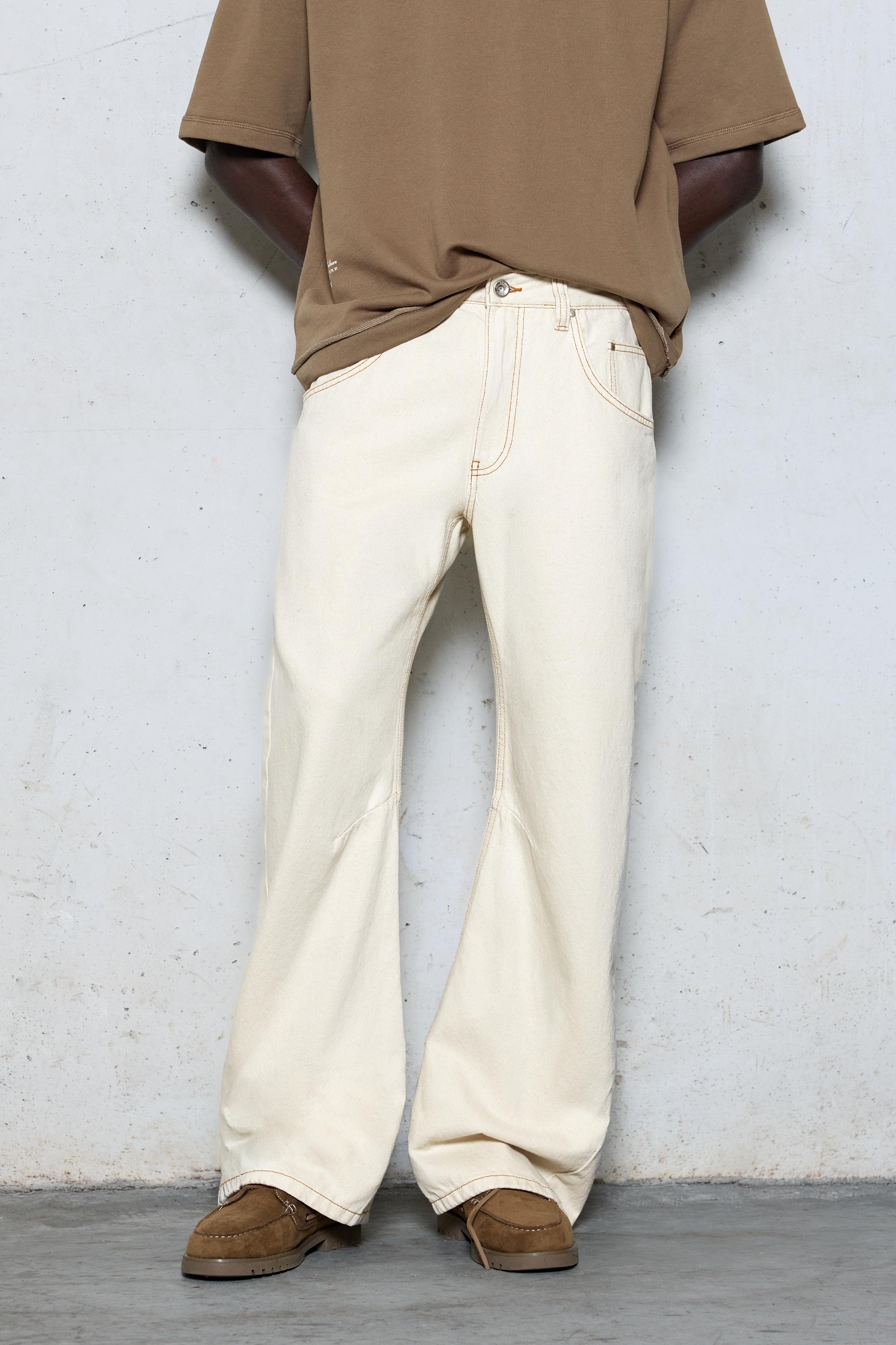 Worker trousers — Ecru