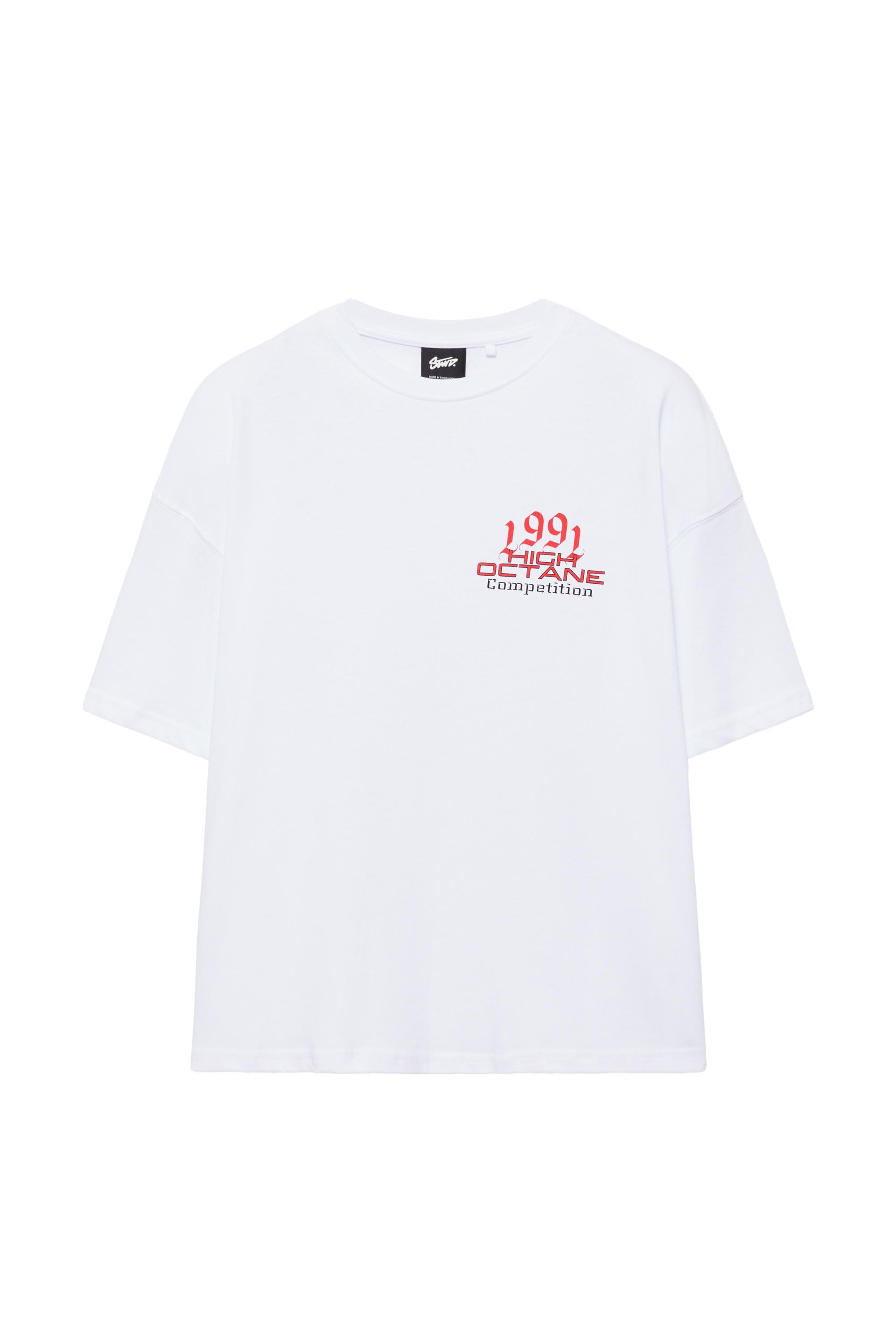 Araba grafik baskılı t-shirt - Görsel 4