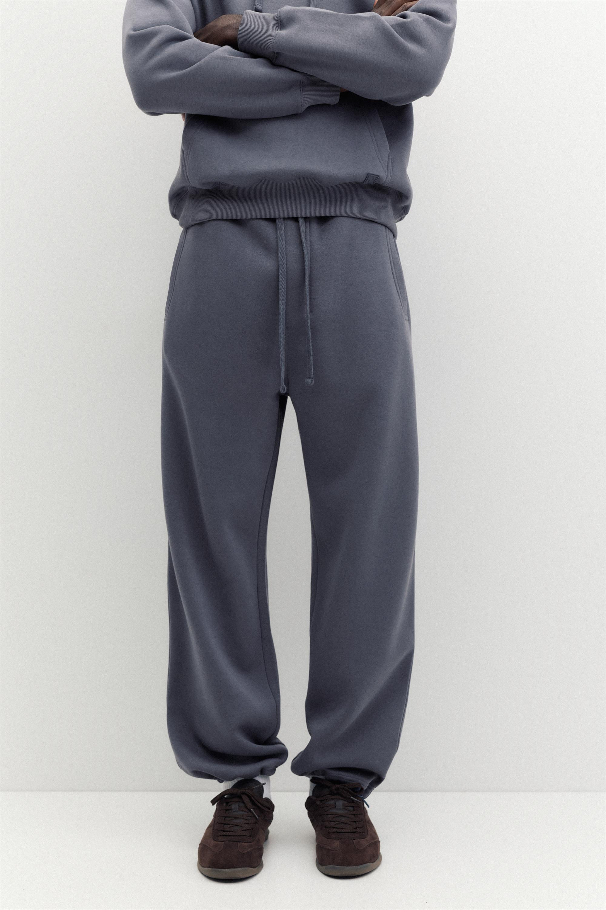 Baggy joggers — Grey blue