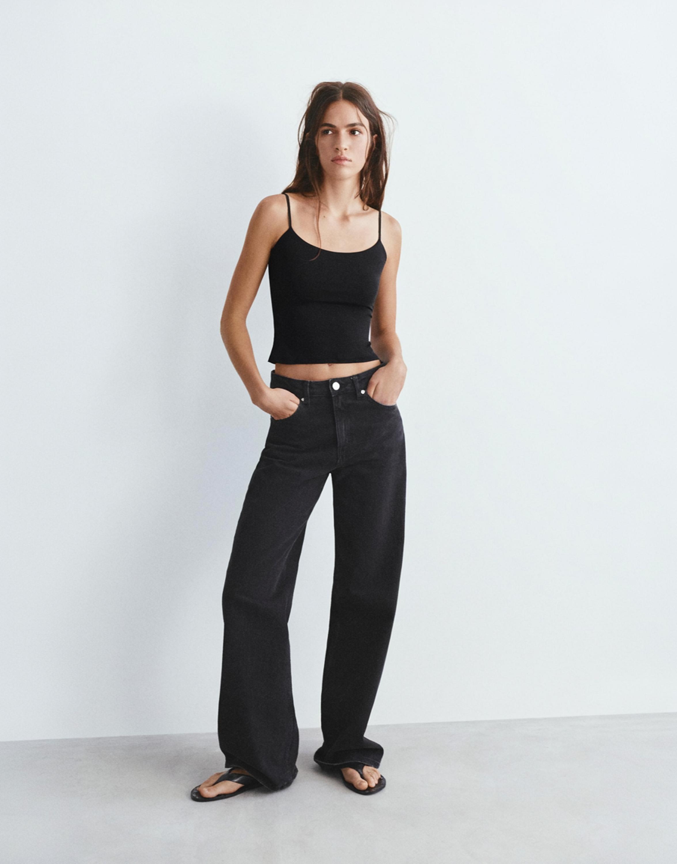 Basic top with adjustable straps — Black