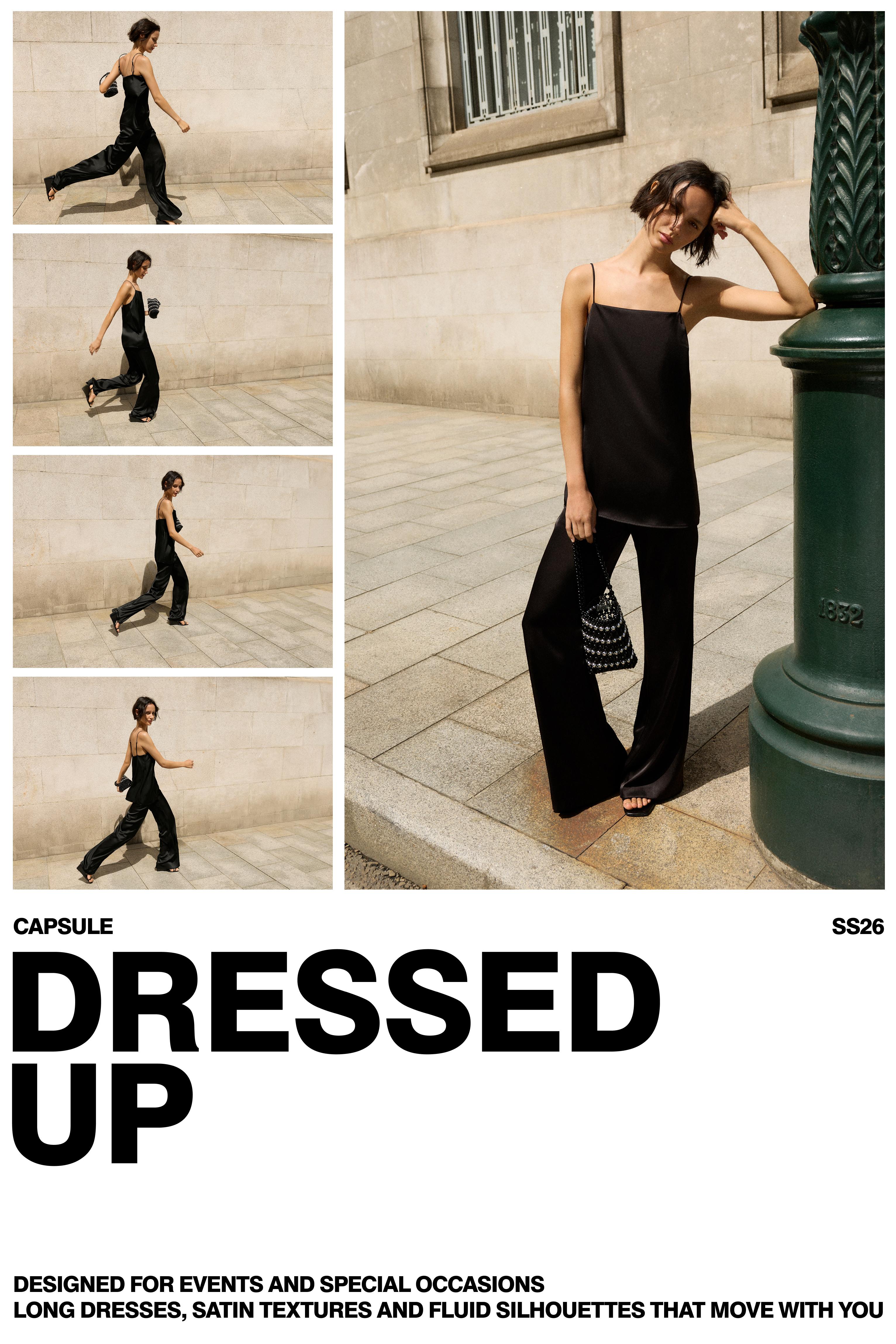 Saten yüzeyli düz kesim pantolon - Görsel 31