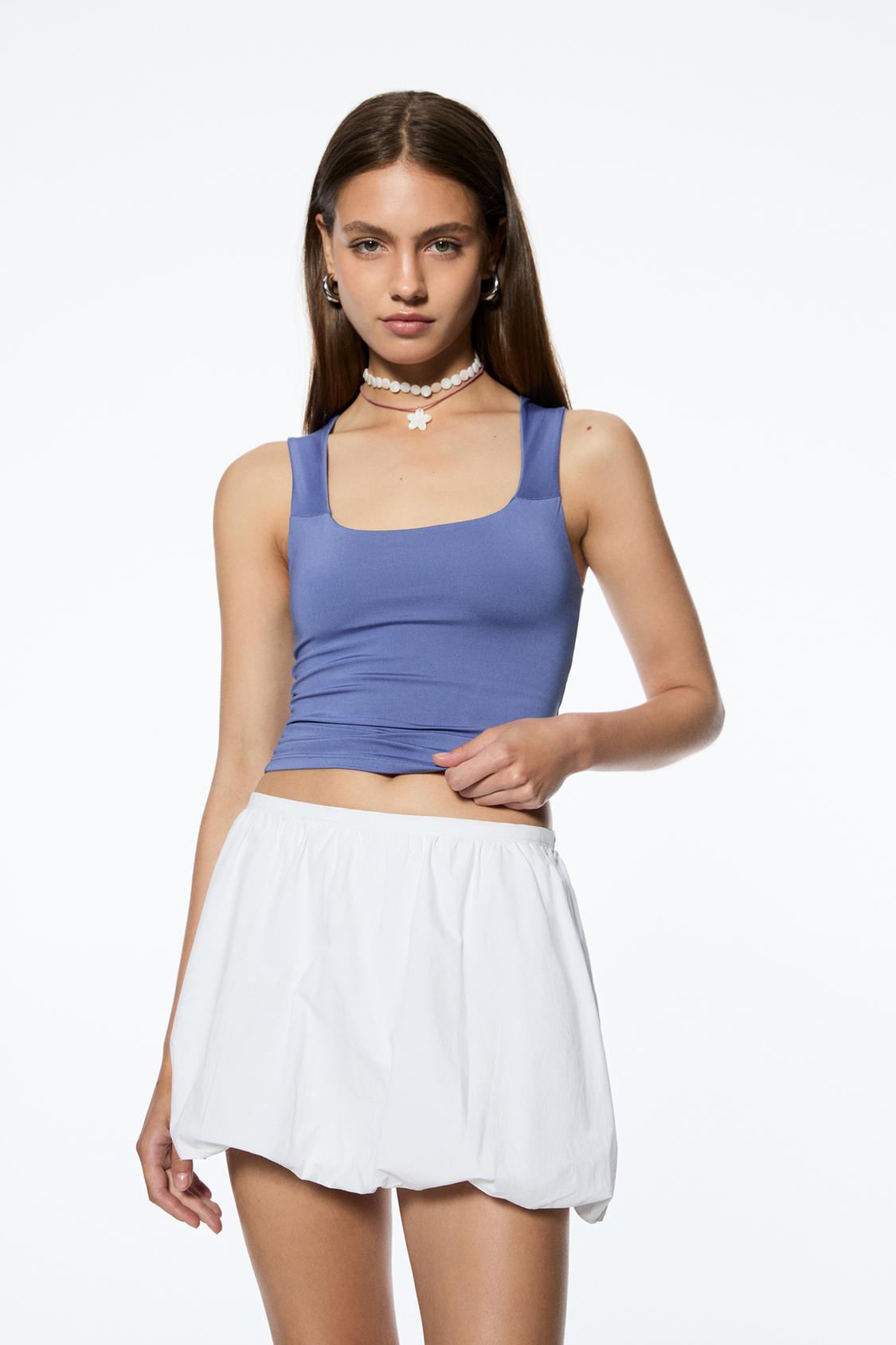 Polyamide tank top - pull&bear