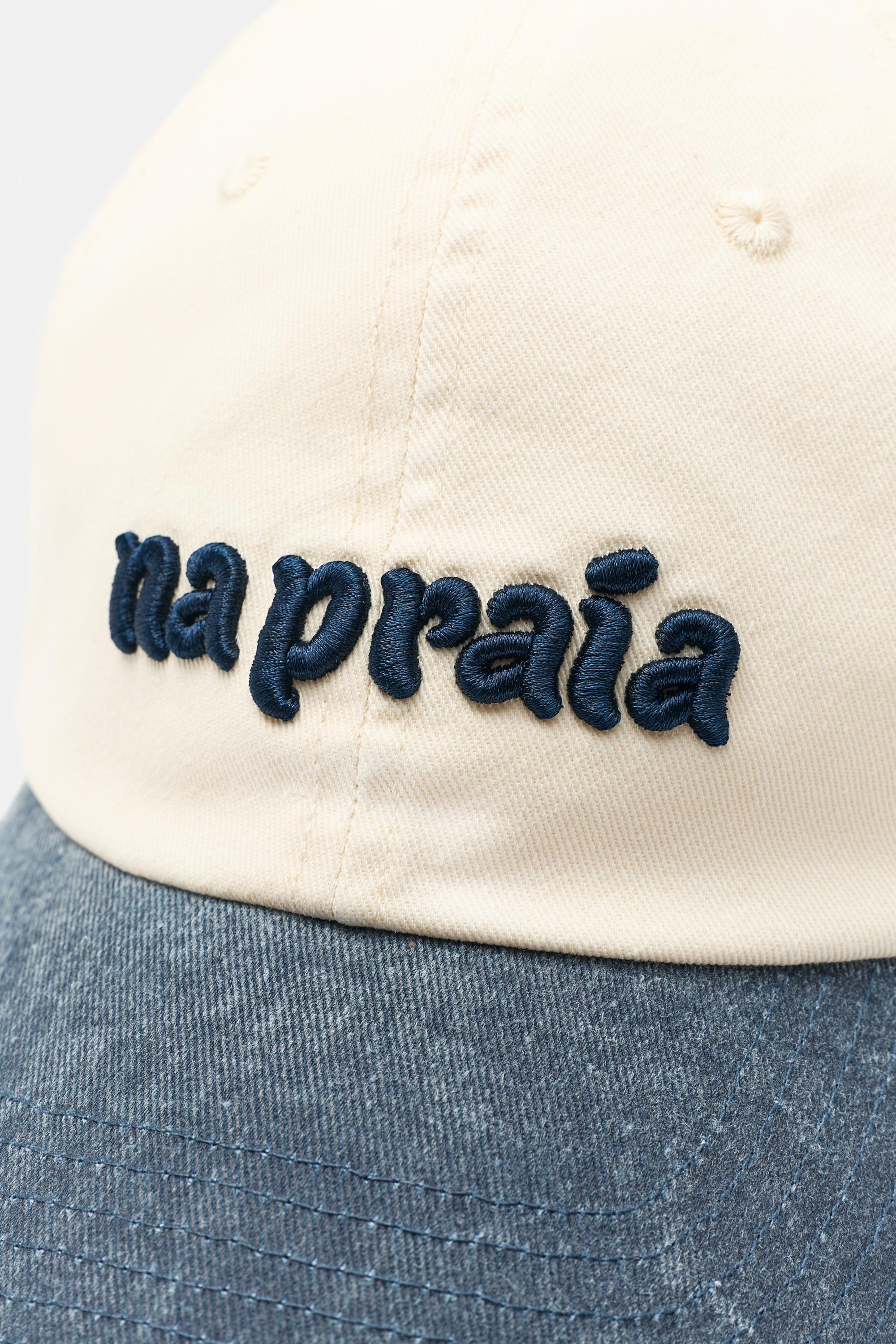 Na praia işlemeli şapka - Görsel 7