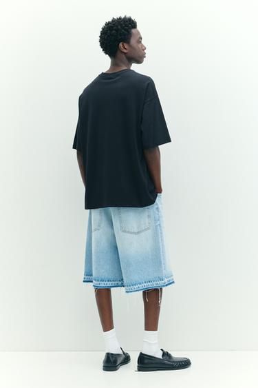 STWD tape graphic T-shirt — Black 3