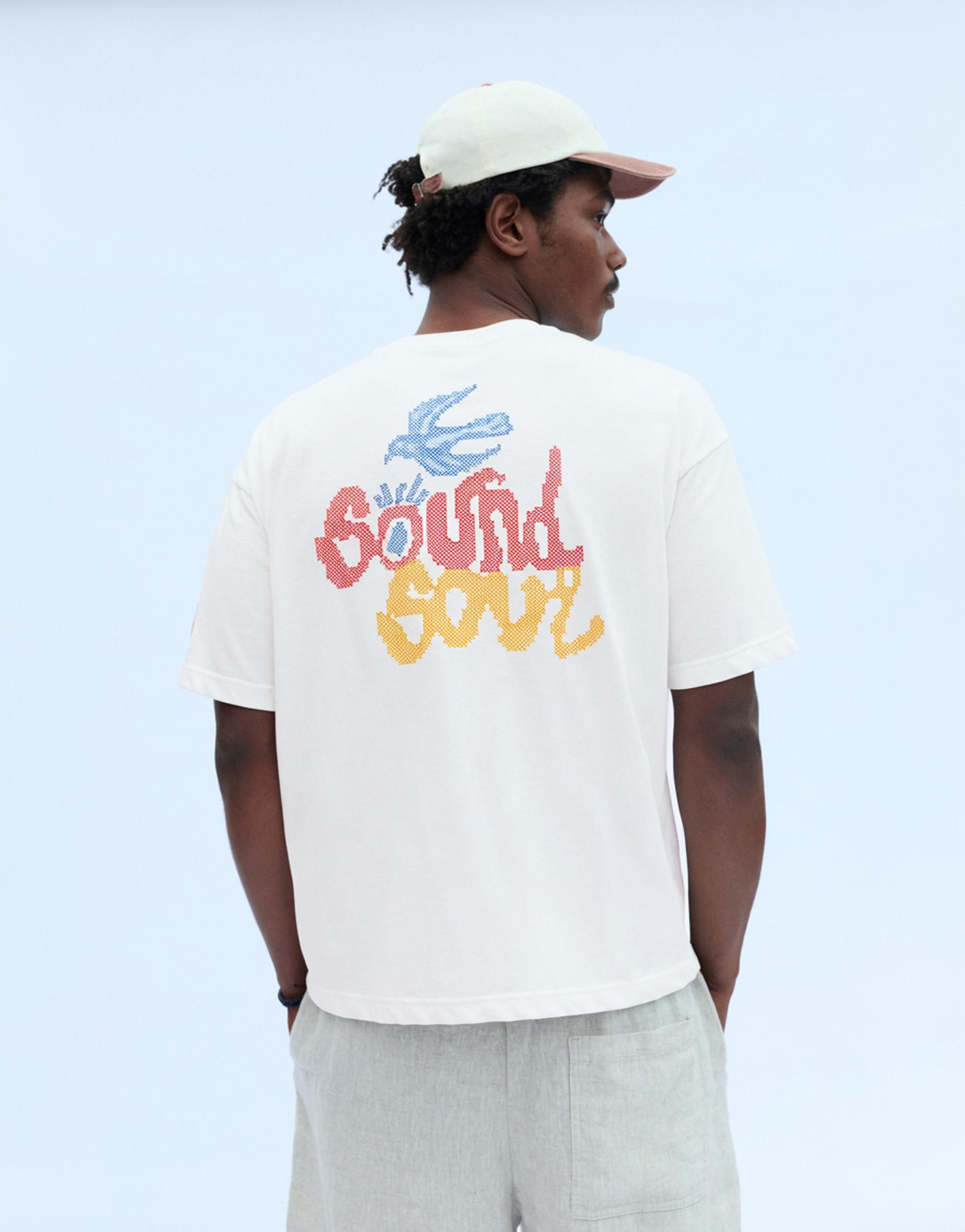 Relaxed fit Ibiza T-shirt — Off white