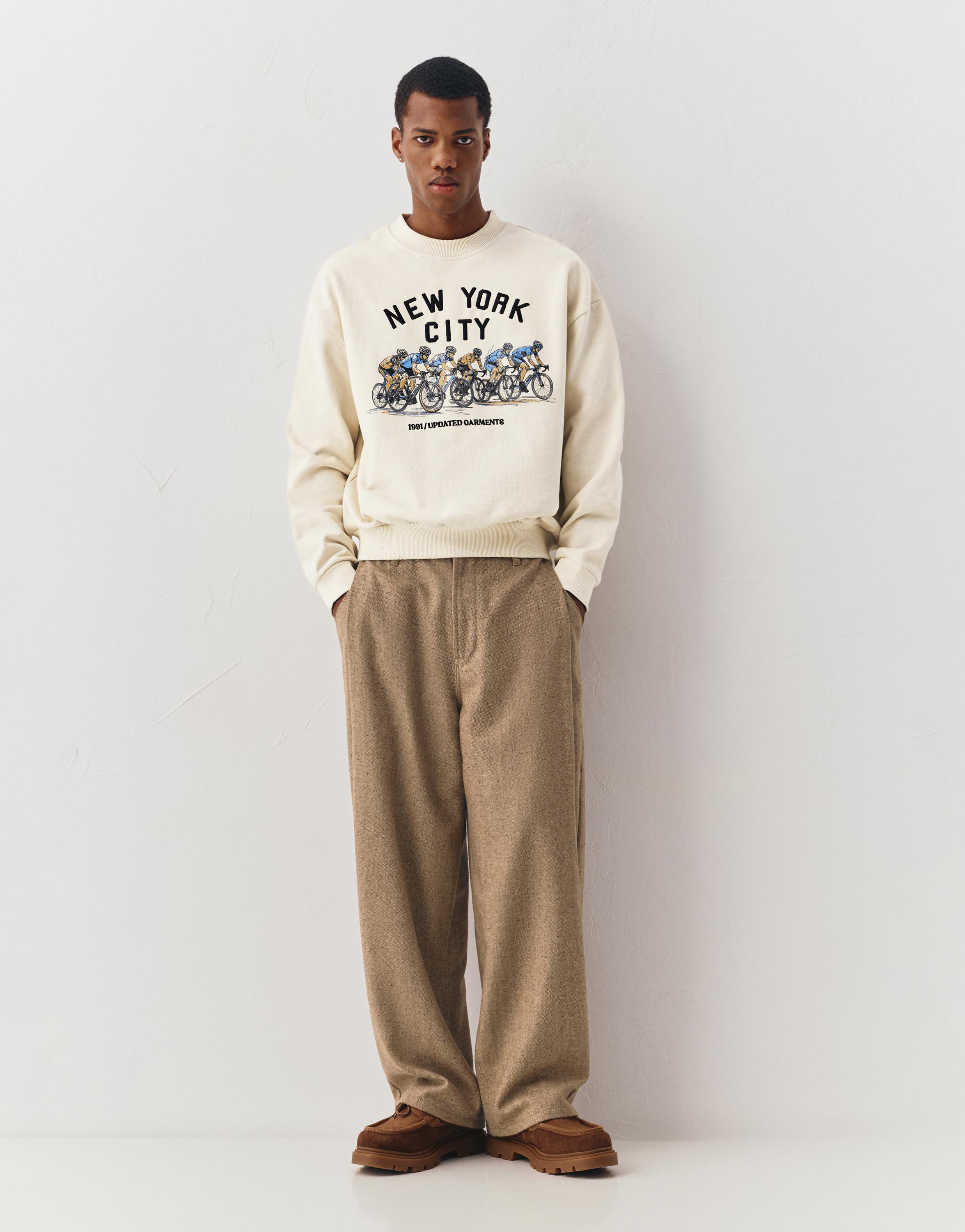 Yünlü tailored fit pantolon - Görsel 11
