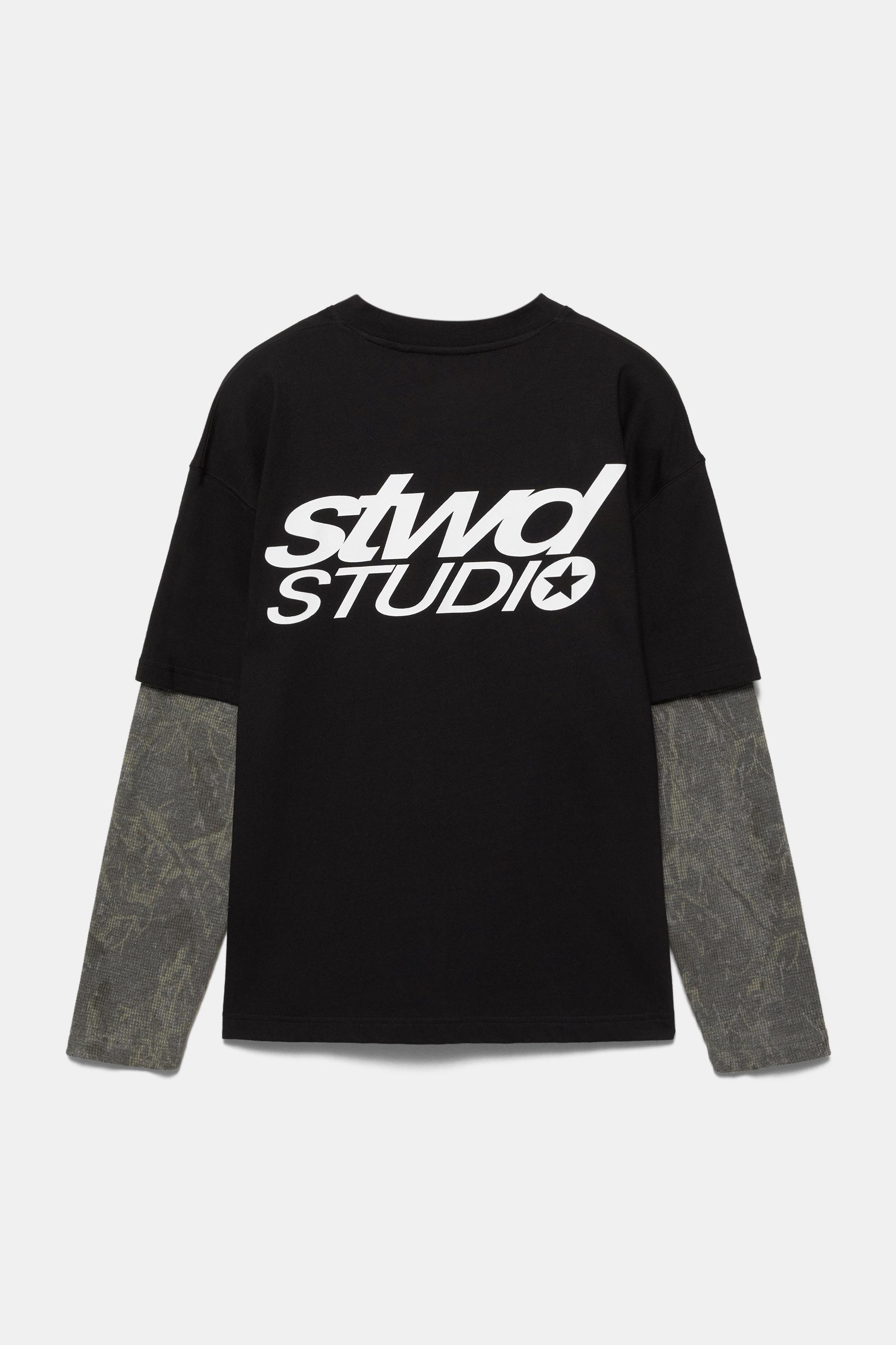 STWD çift kollu t-shirt - Görsel 5