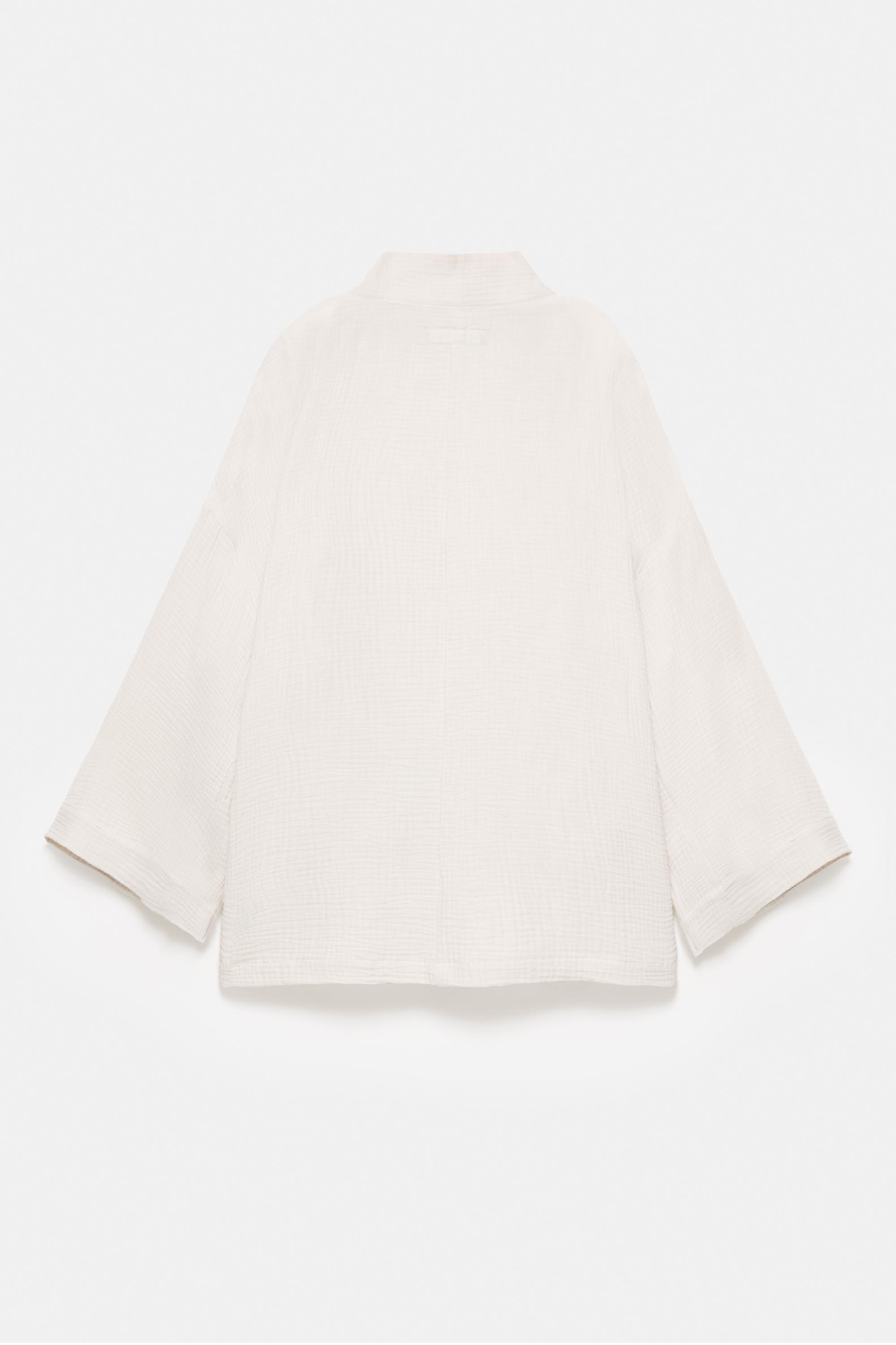 Crepe kimono — Ecru