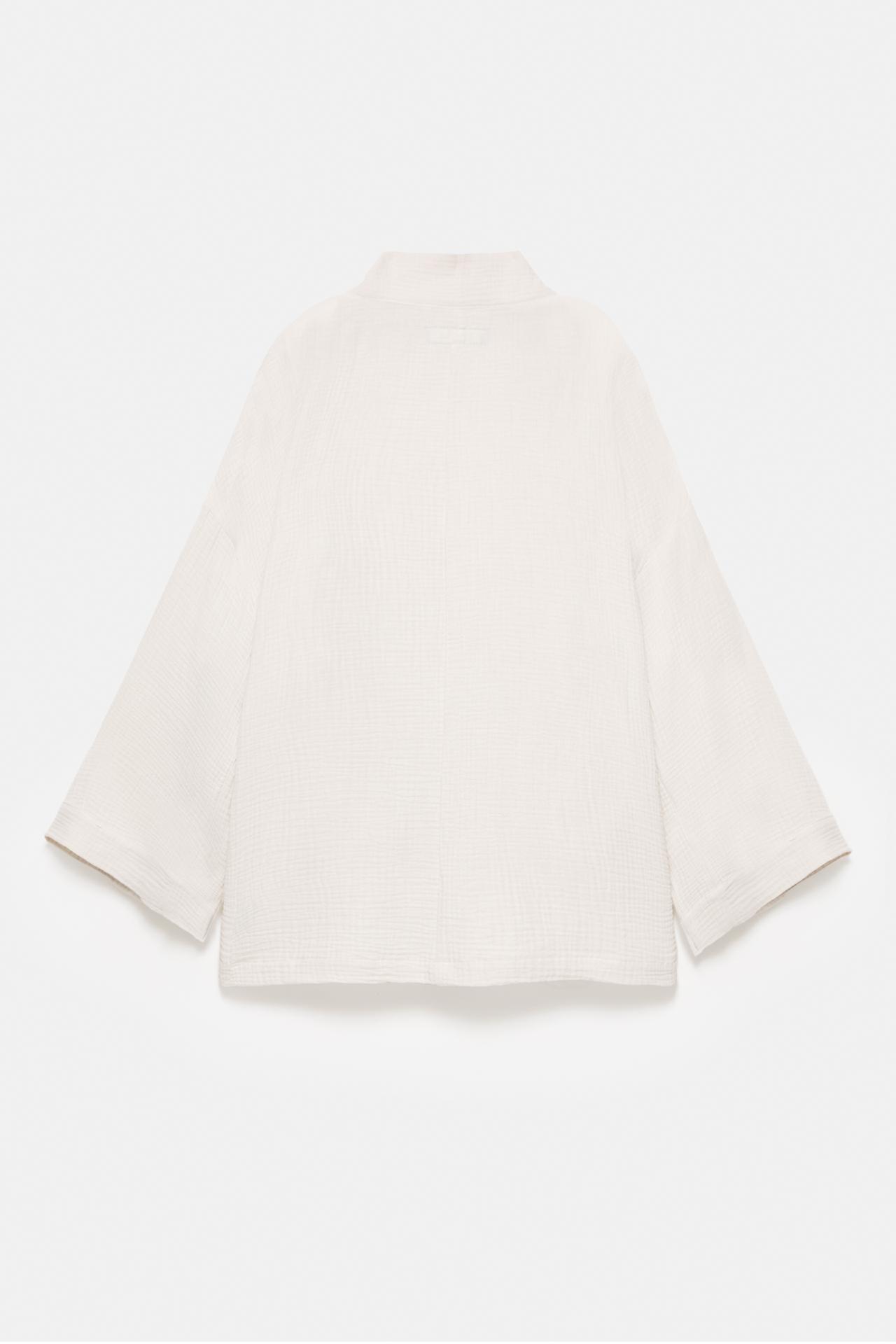 Crepe kimono — Ecru