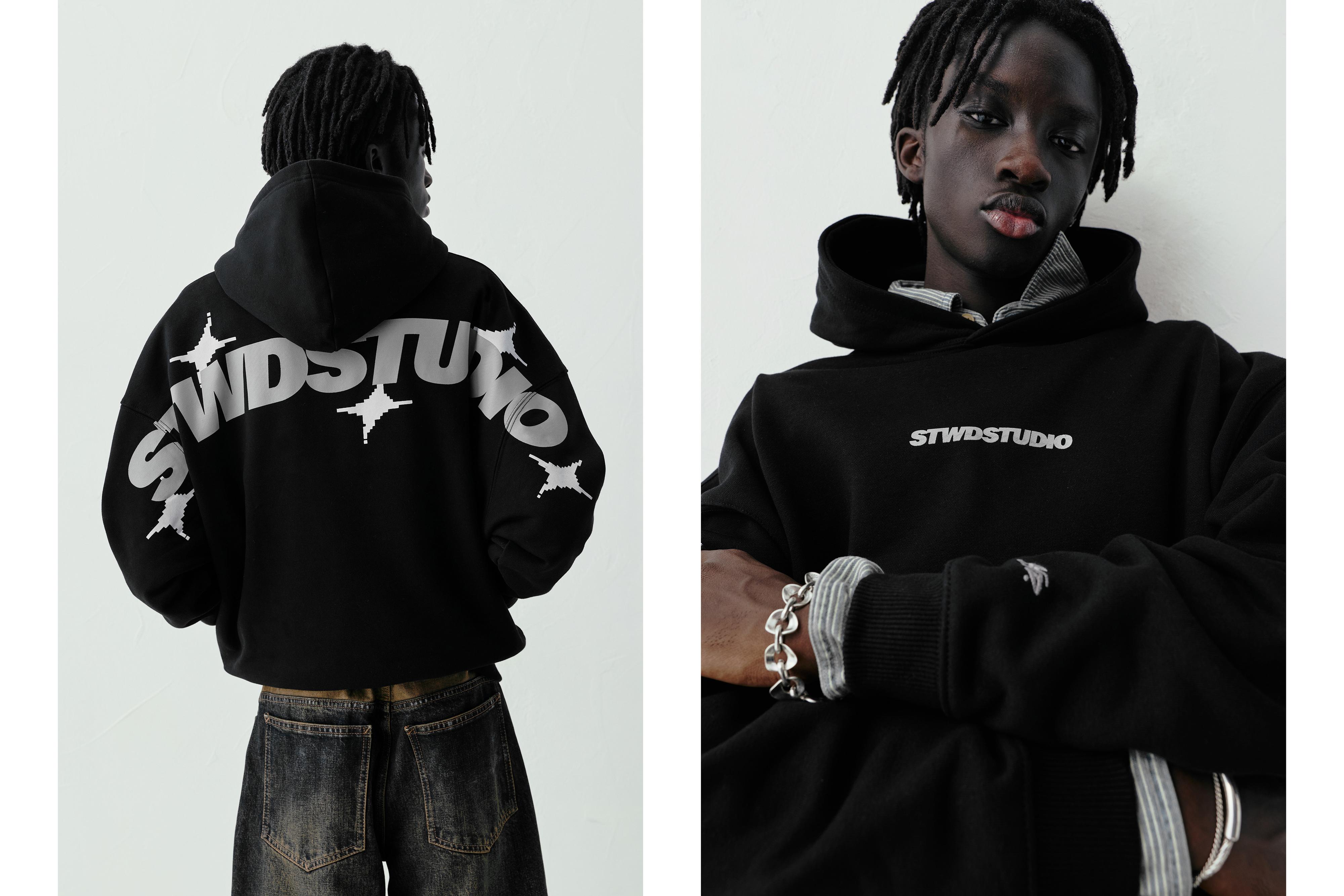 STWD Studio kapüşonlu sweatshirt - Görsel 19