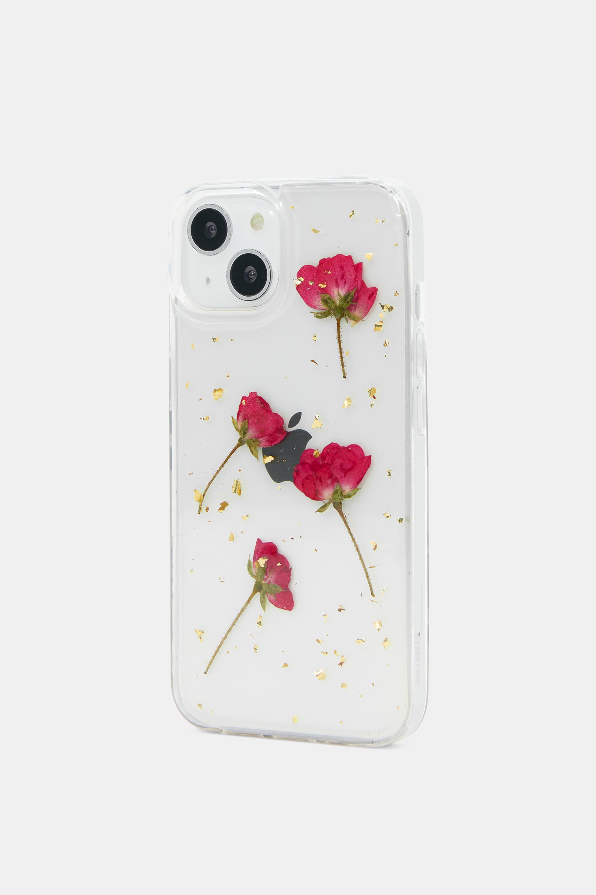 Çiçek baskılı iPhone kılıfı - Görsel 3
