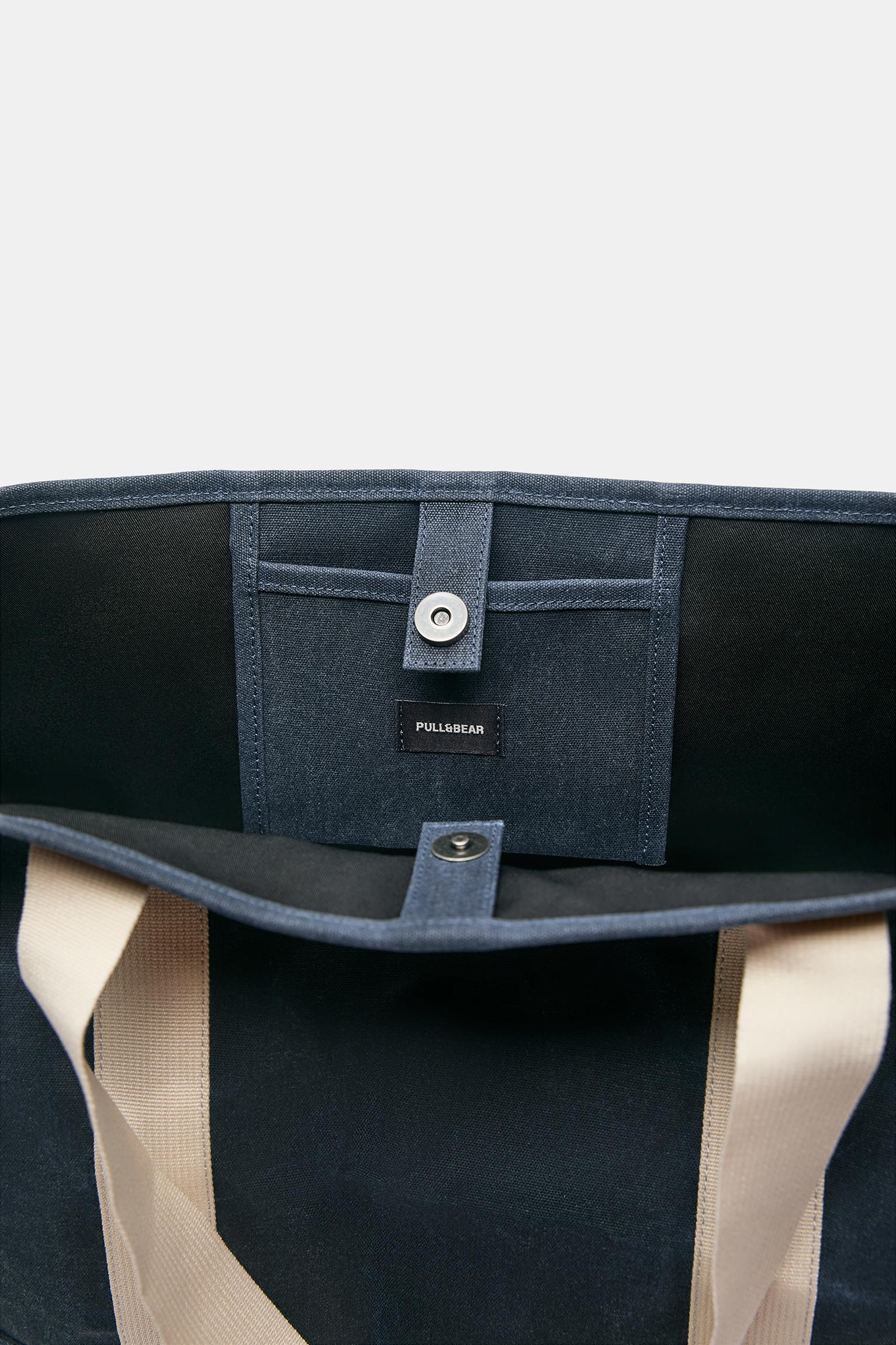 STWD eskitme görünümlü tote çanta - Görsel 9