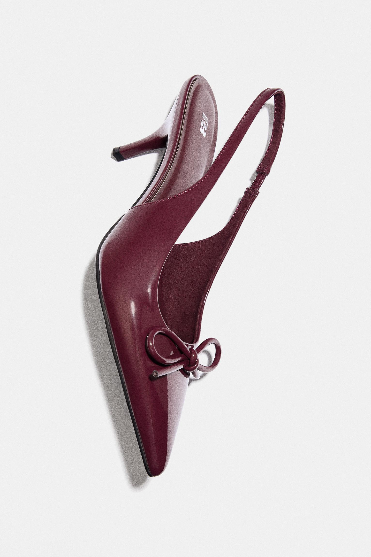 Fiyonk detaylı rugan topuklu ayakkabı - Görsel 55