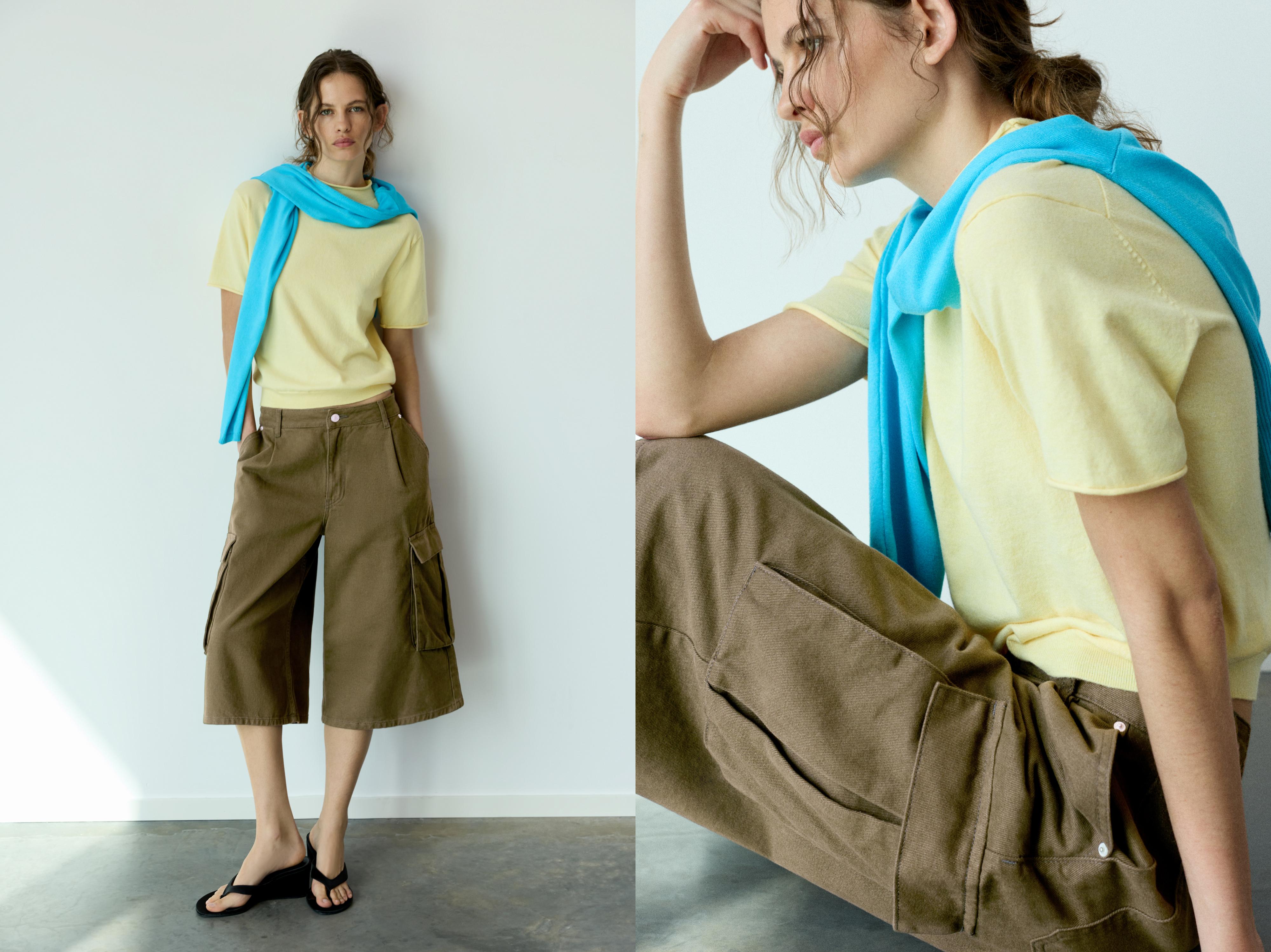 Longline cargo Bermuda shorts — Khaki