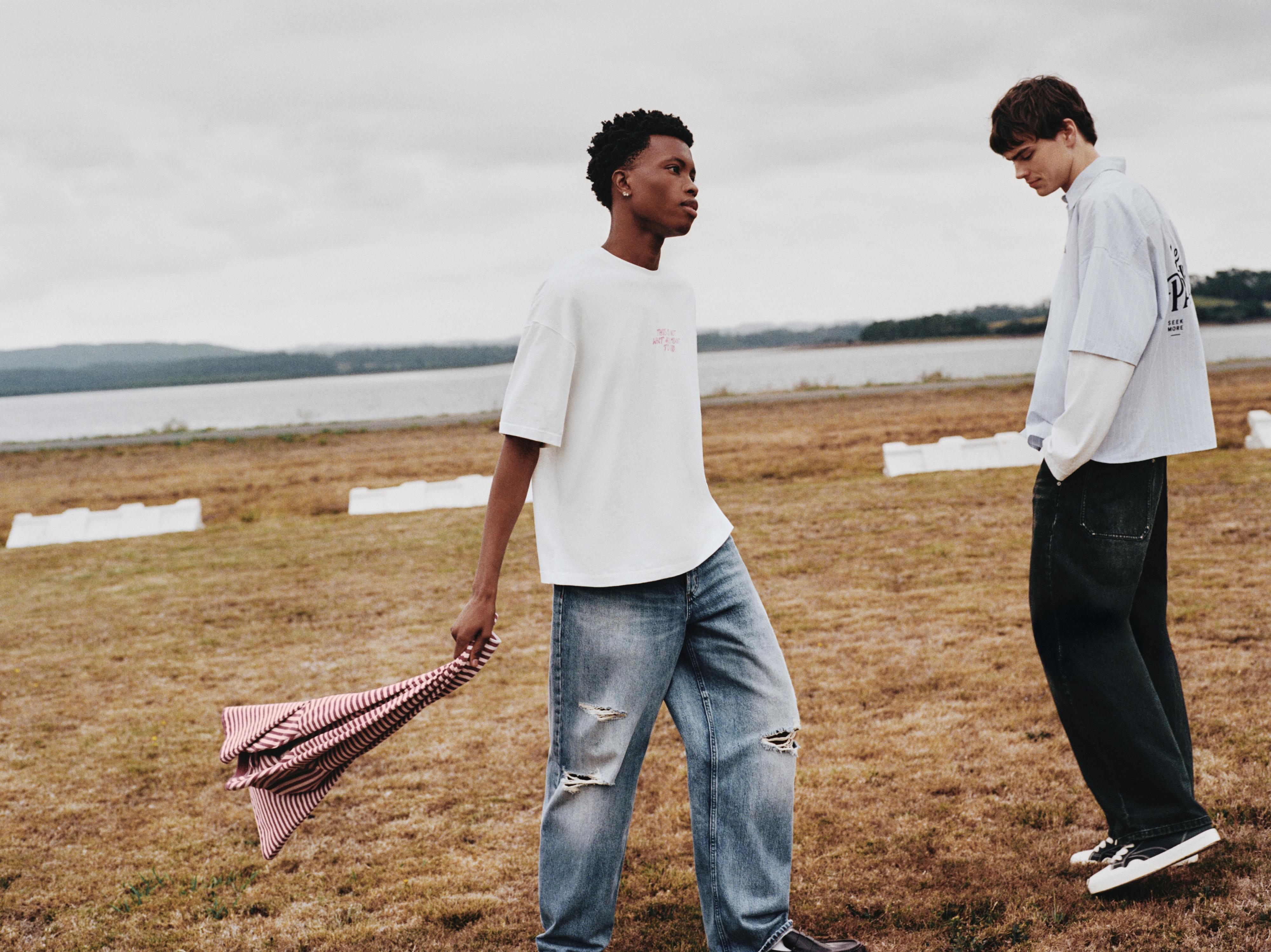 STWD graphic boxy T-shirt — White